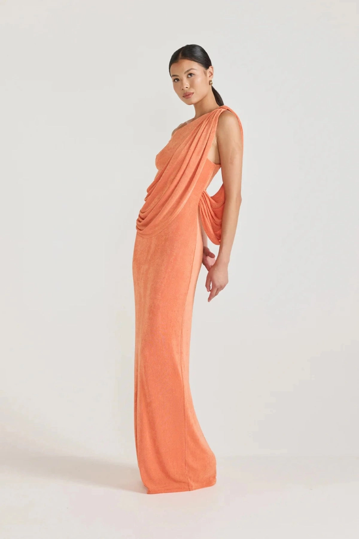 Fashionable Layer Caliste Dress Apricot