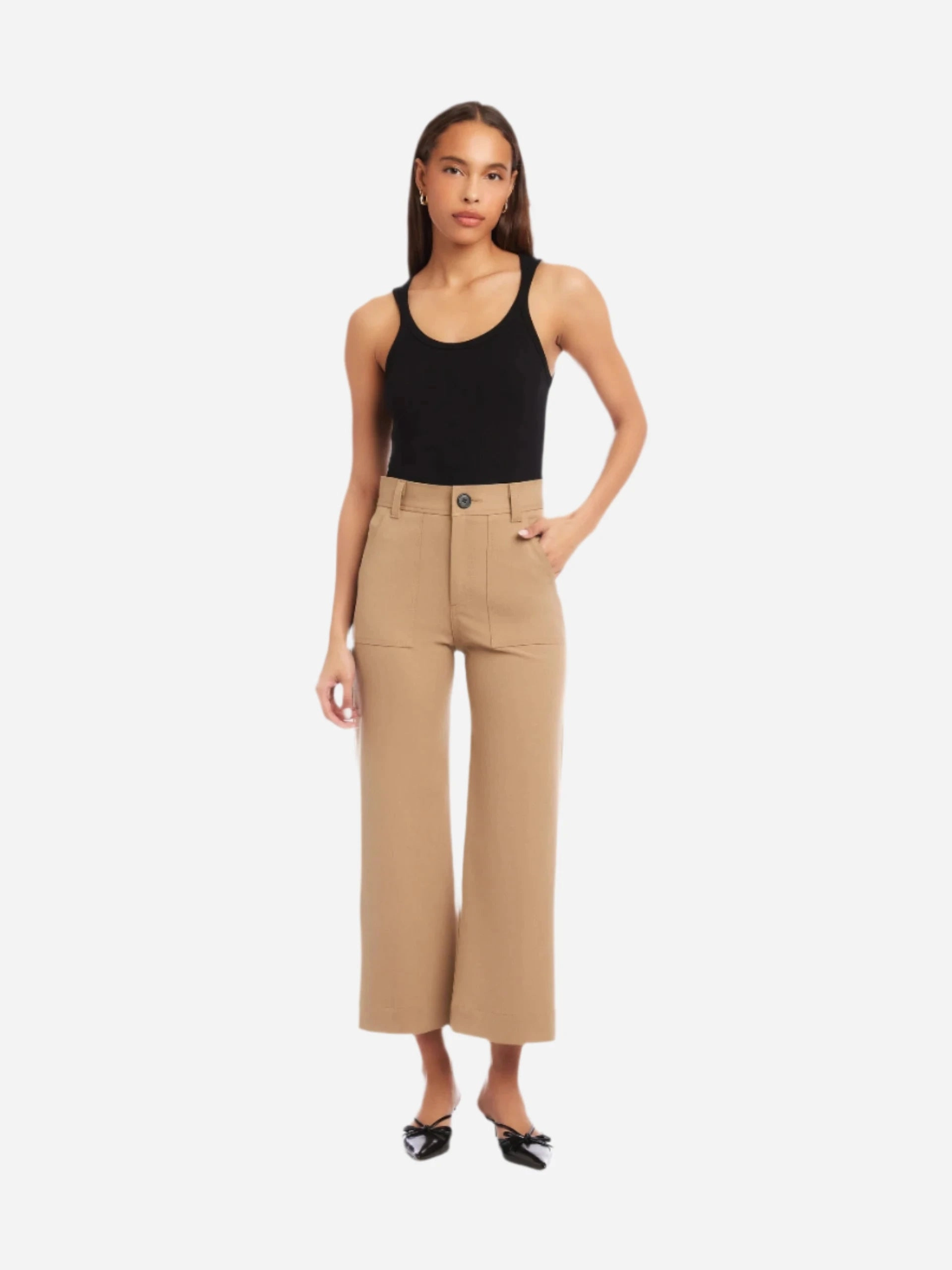 Rylee Crop Pant Camel AbrasionResistantPanels
