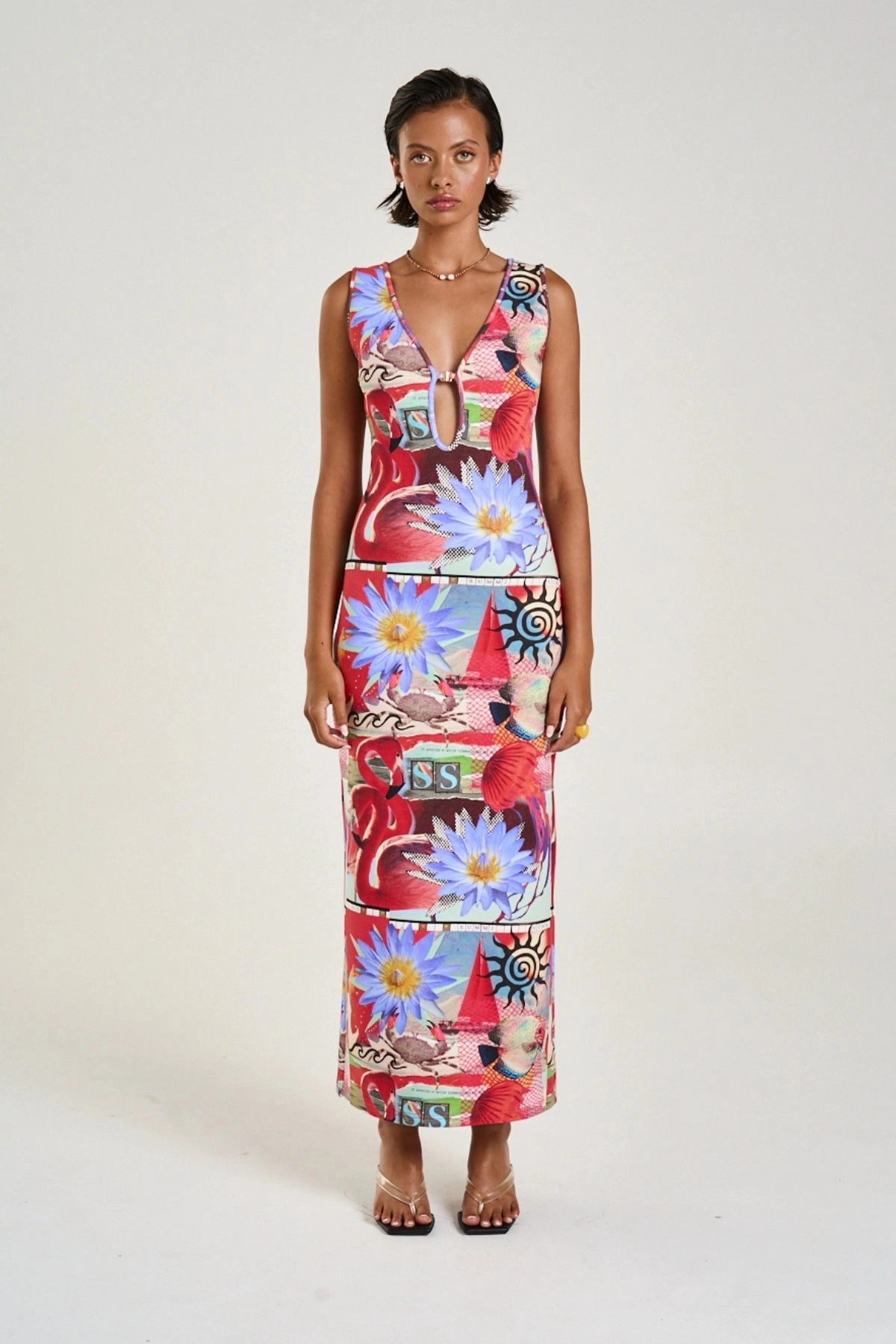 Miami Maxi Dress Dazed Soft fabric piece Light Rhythm