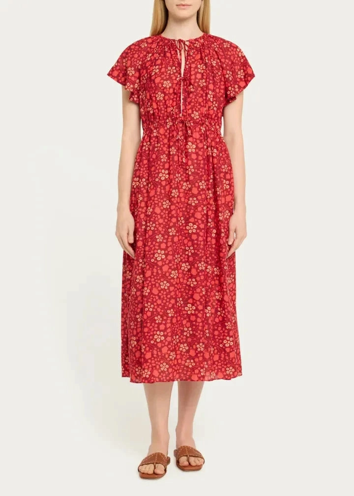 Mikaela Coverup Coral Comfortable fit dress