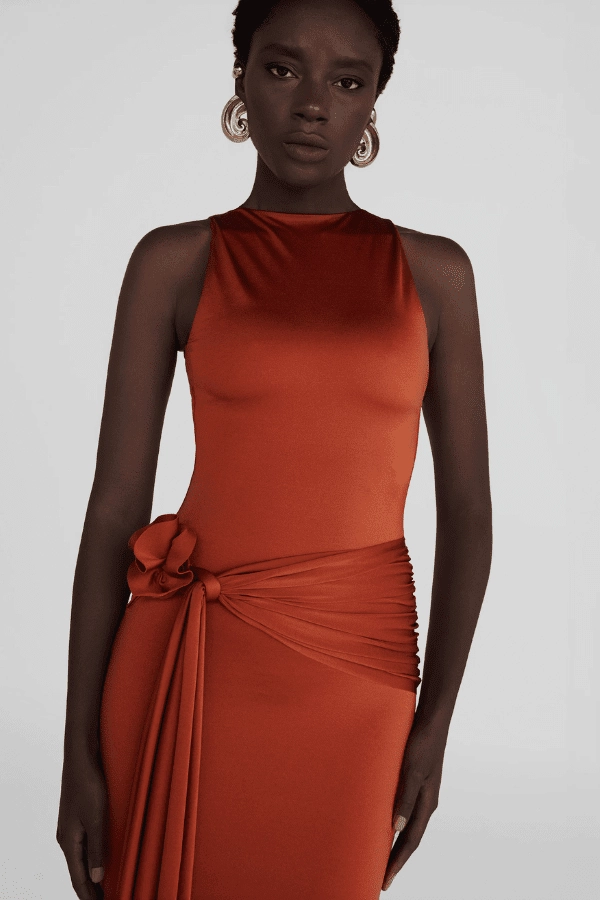 Tirso Terracotta Zip Closure Odor-Control