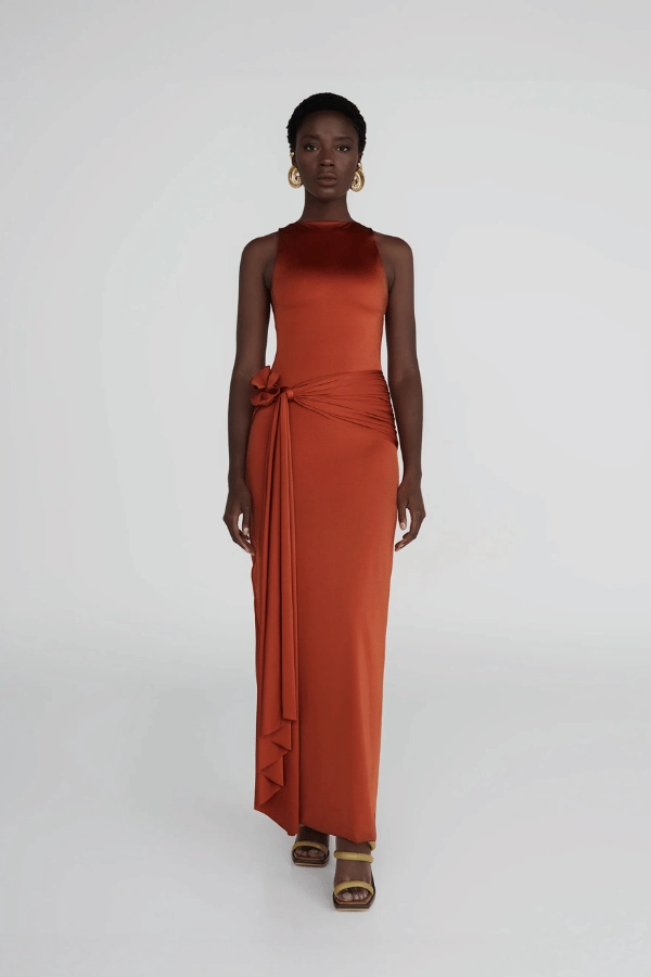 Tirso Terracotta All Fitwear Elegant holiday wear