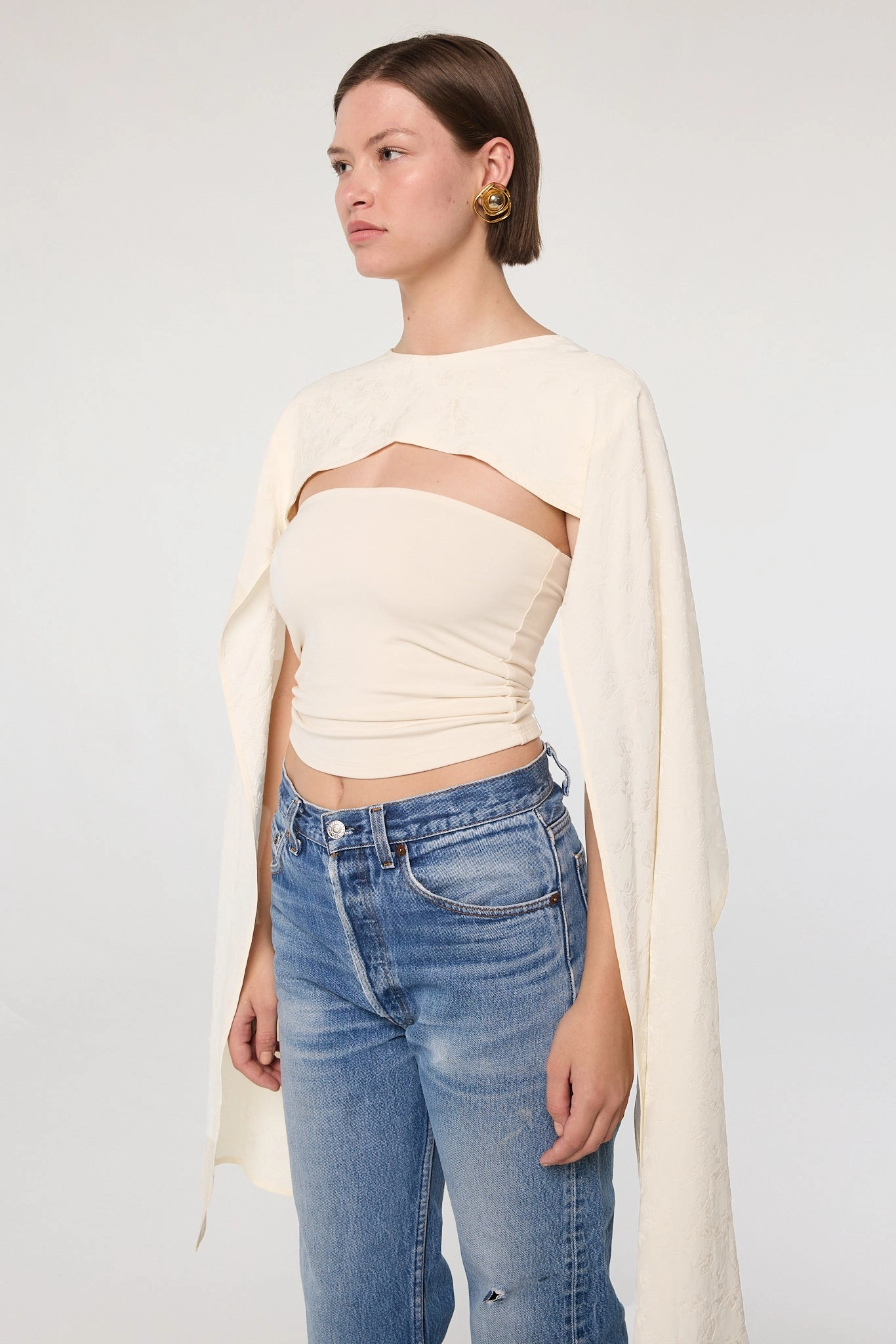 OrganicCottonBlend TORA CAPE TOP