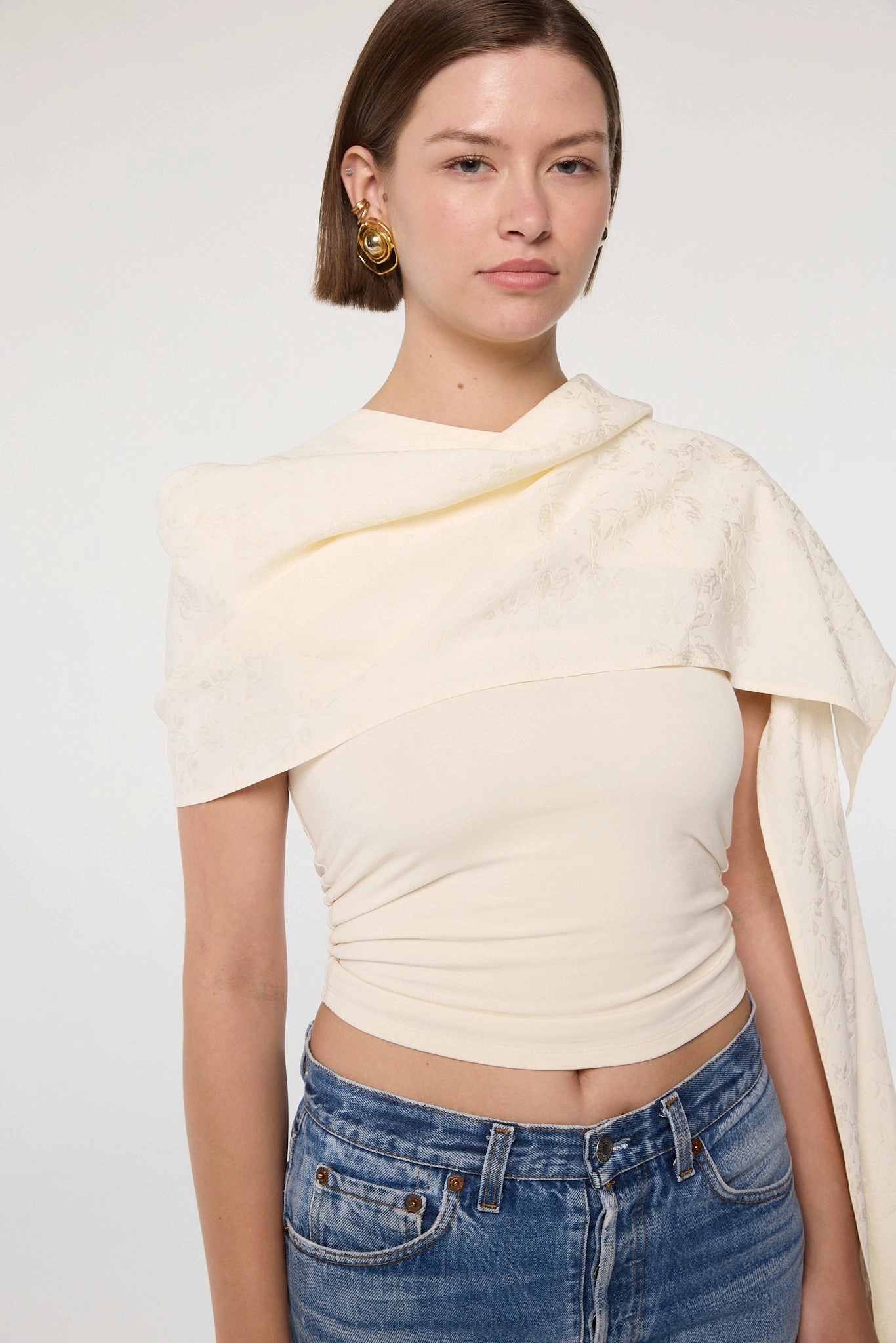 Foldable Cuff Design TORA CAPE TOP