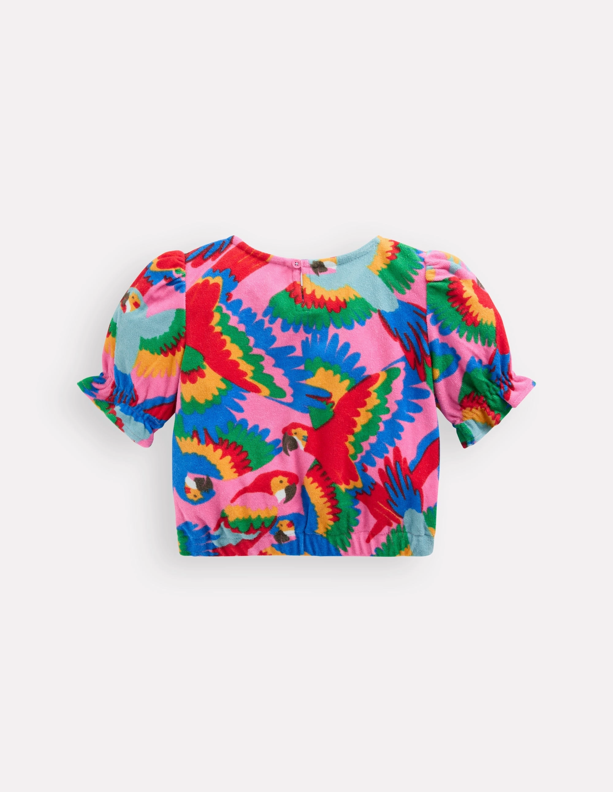 Towelling Top-Multi Rainbow Parrot AllDay Comfort Thermal Insulation Core