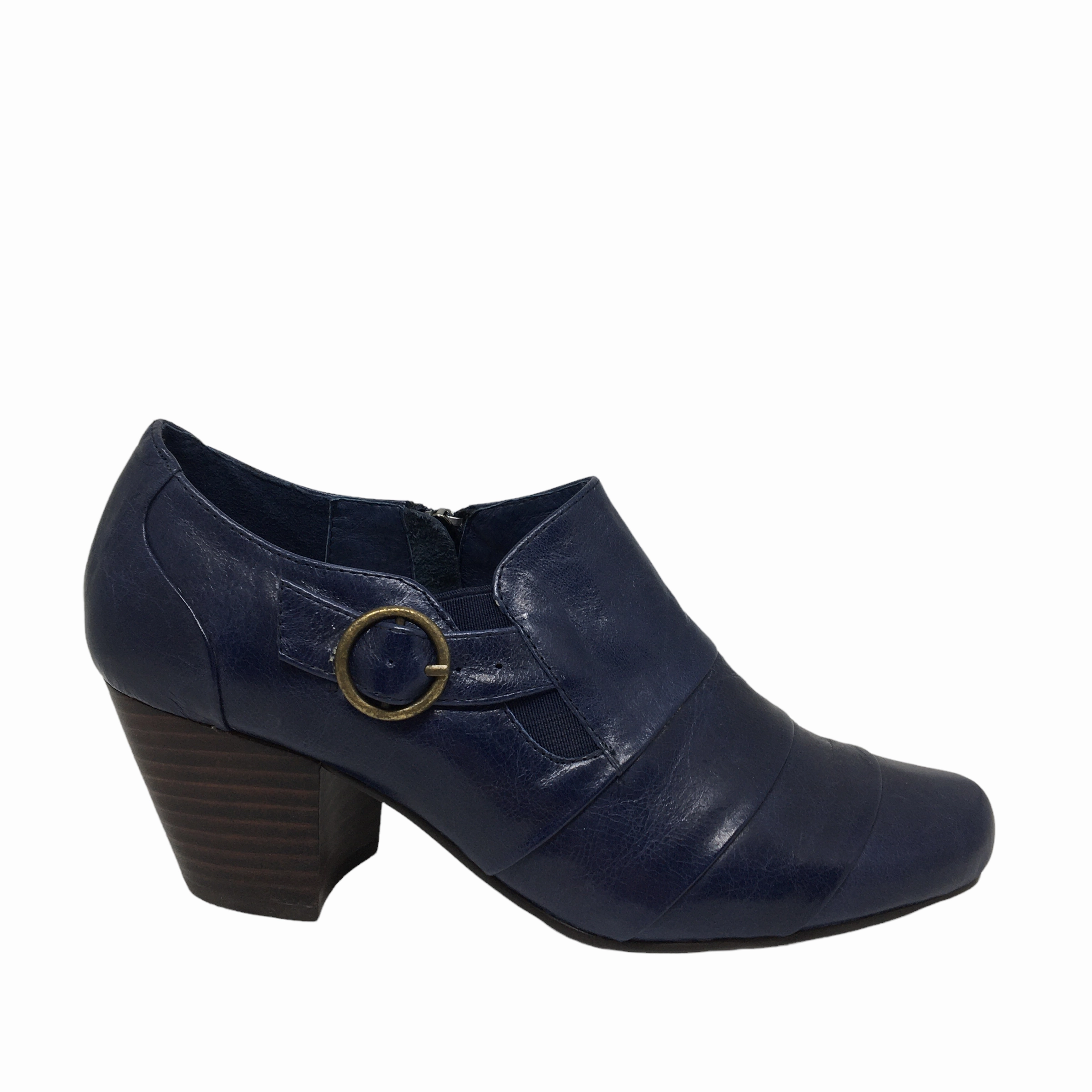 Feather Light Morning Walk Custom Fit Miss M Darnelle ~ Red ~ Navy ~ Leather boot SALE LAST PAIRS