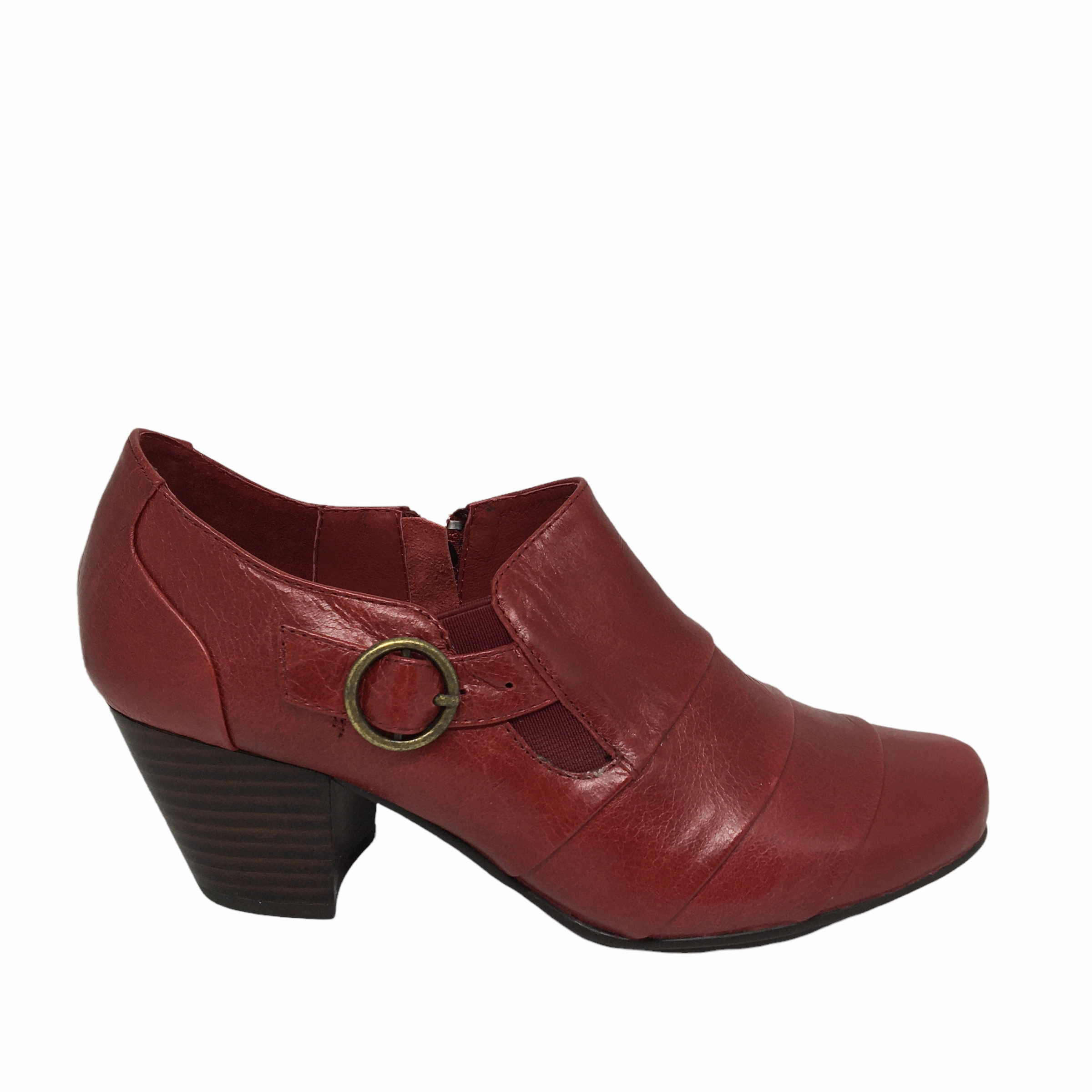 Miss M Darnelle ~ Red ~ Navy ~ Leather boot SALE LAST PAIRS Active Use