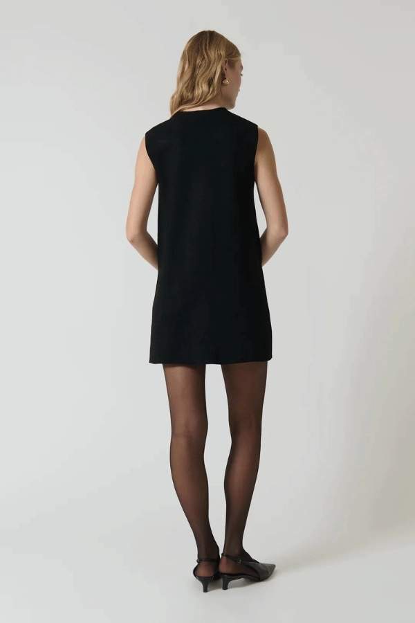 Nanda Dress Black Skin-friendly