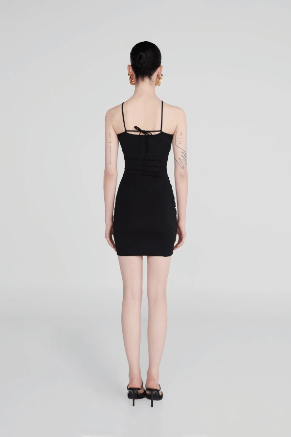 Coari Black Dress for brunch