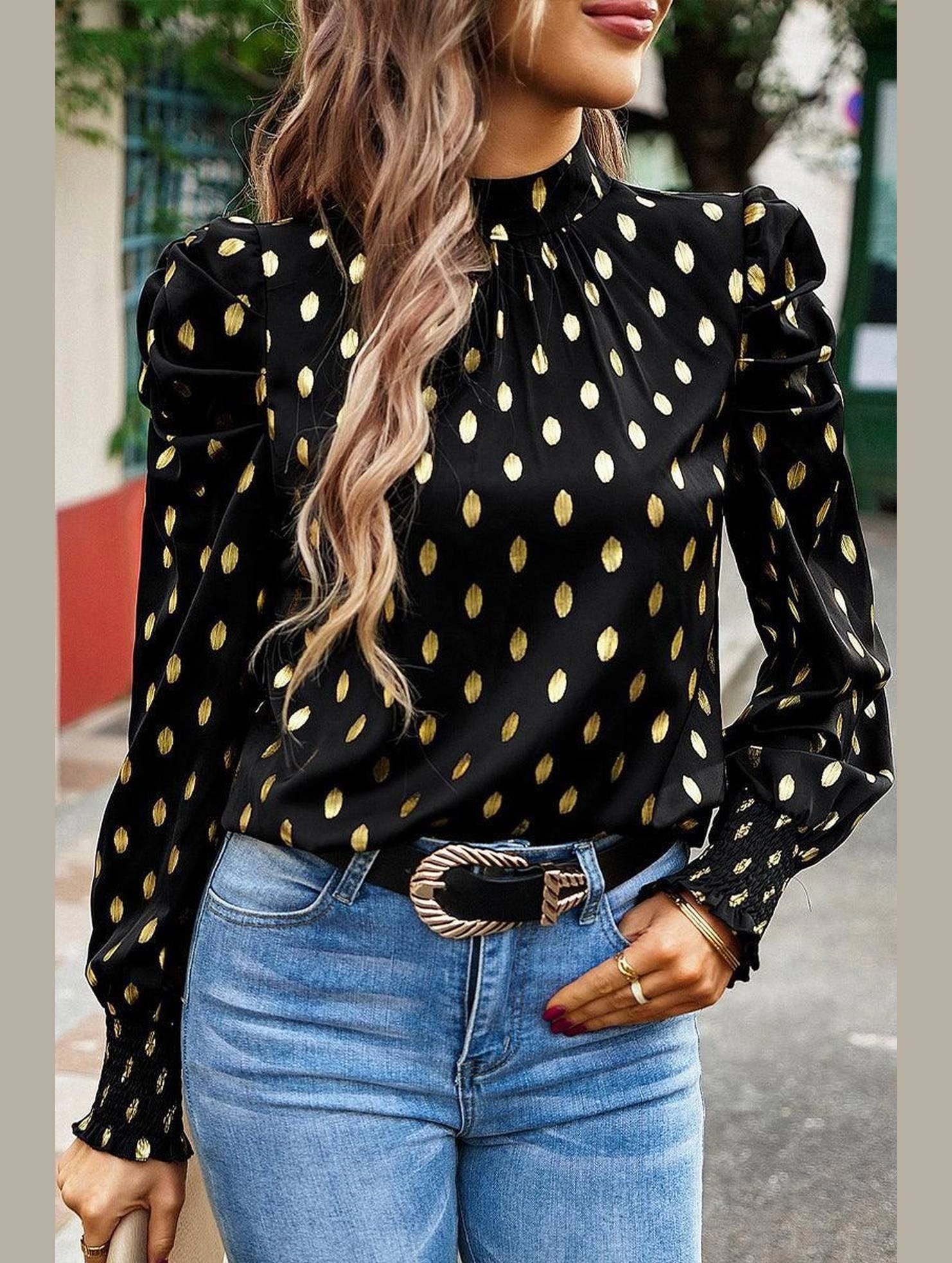 ROUND NECK RUFFLED SLEEVE LOOSE TOP Bonded Seam Technology