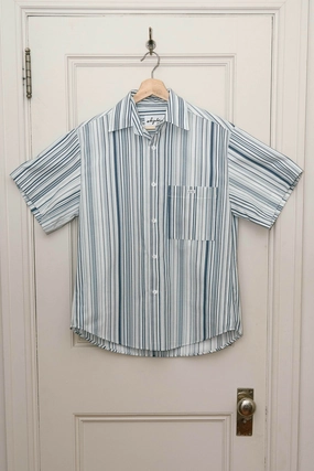 Trev Button Down (Sizes S, M) Reinforced Stitching Ventilation Panel