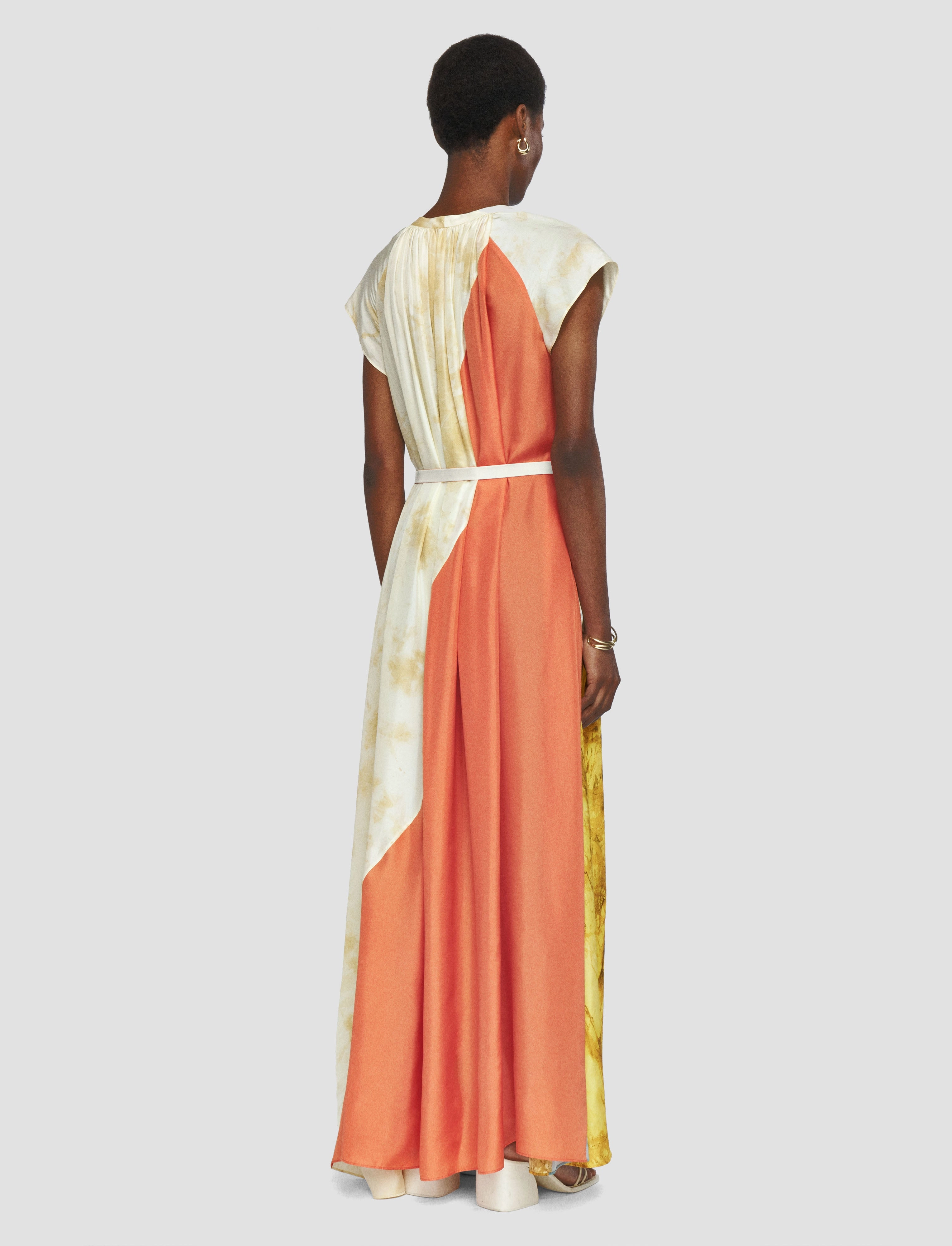 Tulipa Planchart Print Silk Dress Lined interior Urban Classic