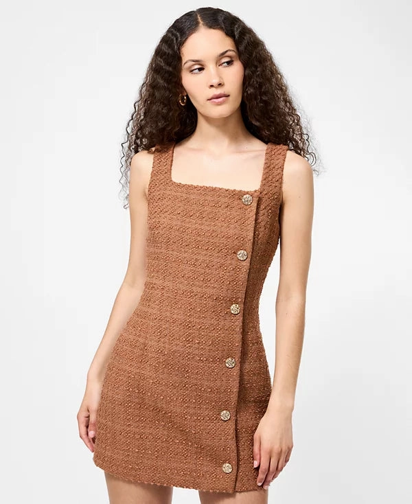 TWEED SQUARE NECK MINI UV-Resistant Minimal Motion