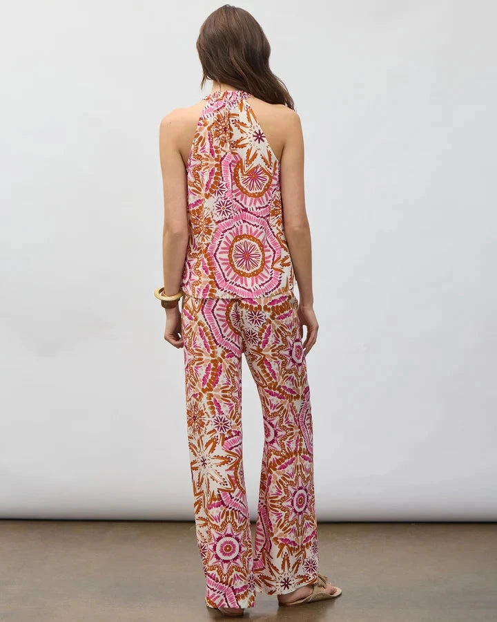 Reflective details Devon Pant Sunburst Medallion Azalea Pink