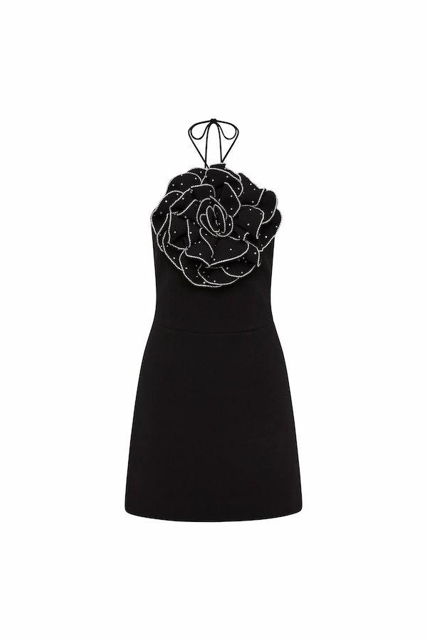 Eliana Mini Dress Black solo wear