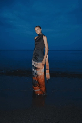 Ari Dress Tigre Easy Draping Formal Look