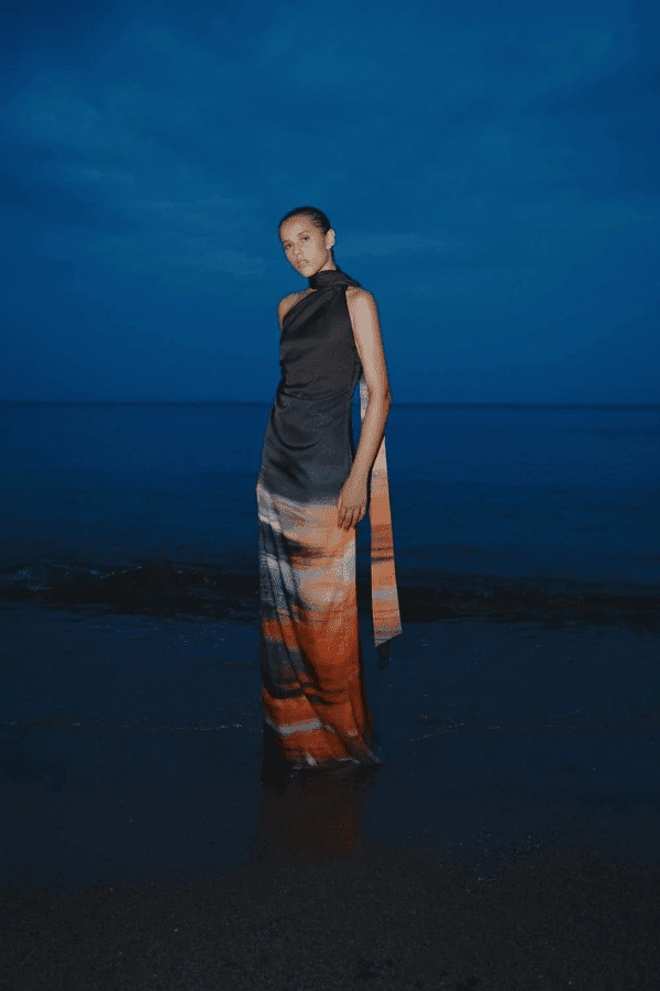 Ari Dress Tigre Easy Draping Formal Look