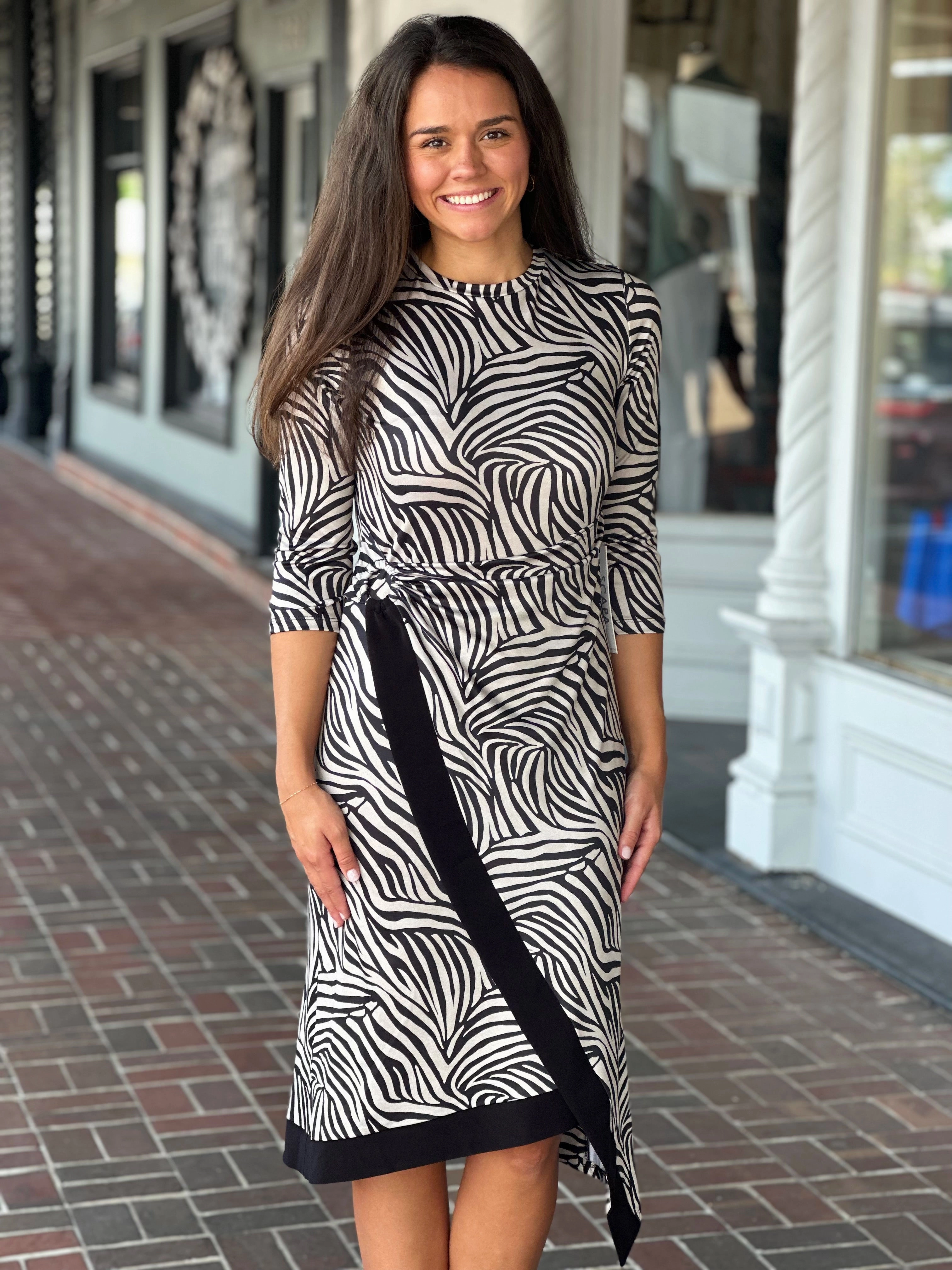 Perre Goya Two Tone Printed Dress All Inclusive