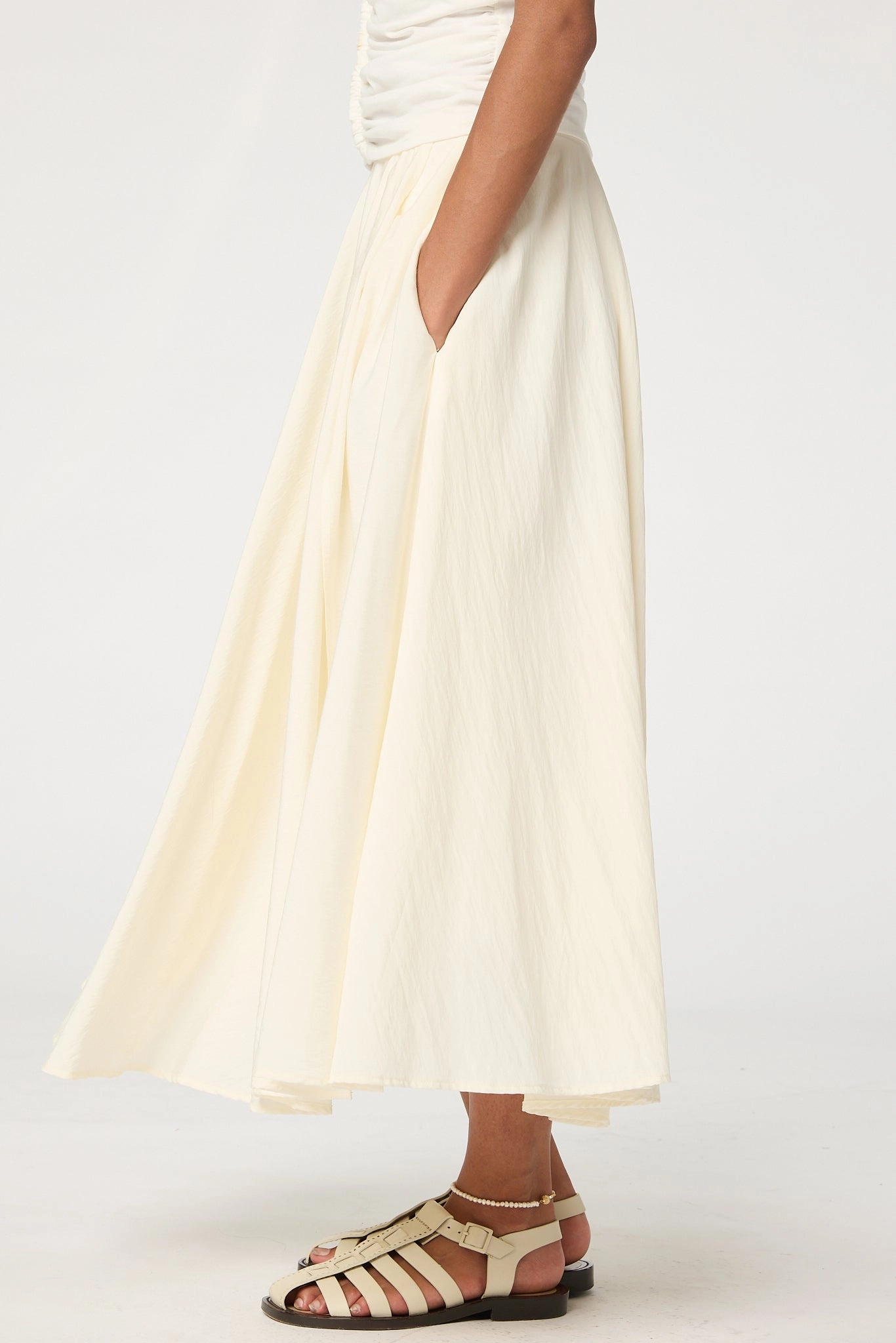 Cozy Stretch Relaxed Look RITSU SKIRT