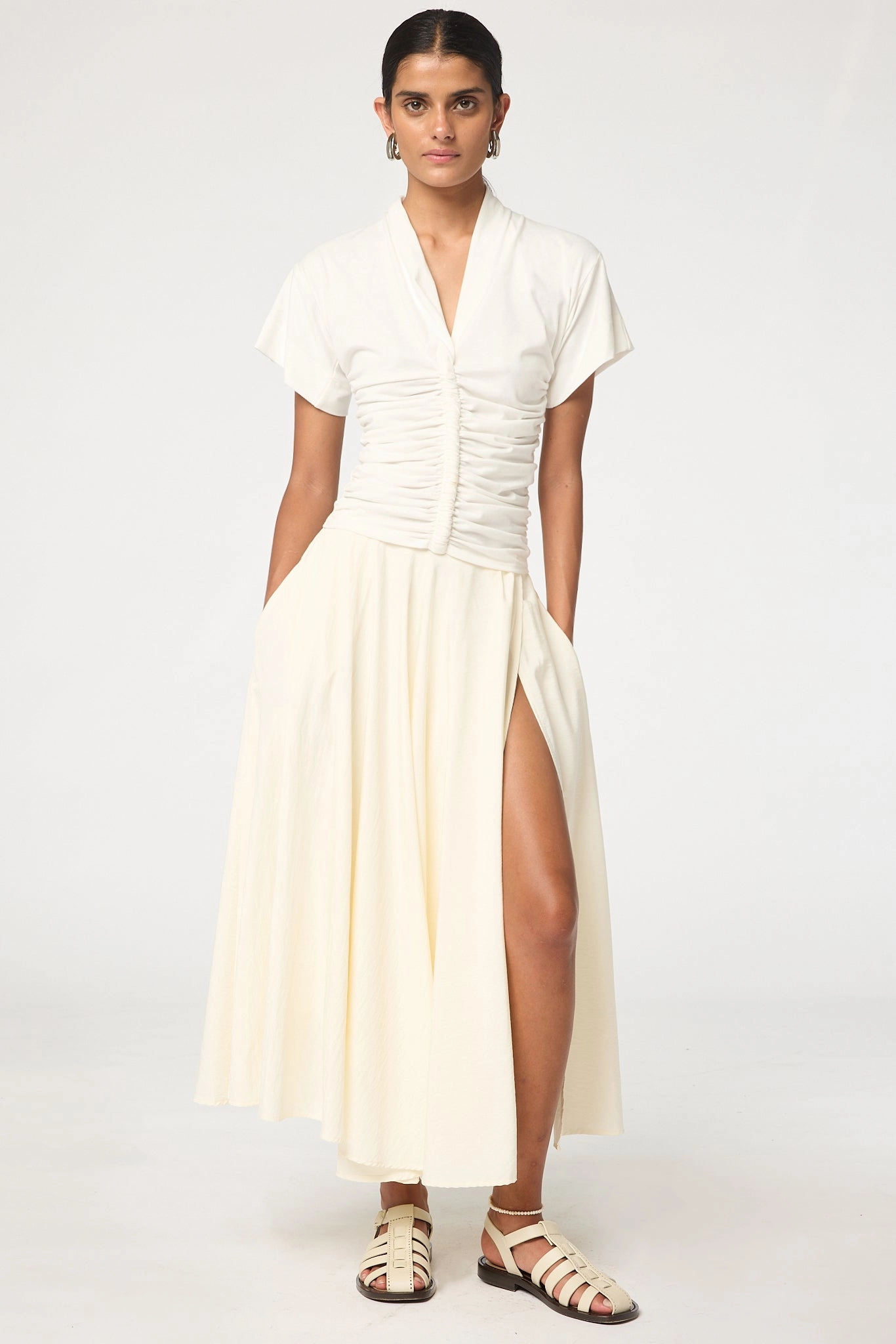 RITSU SKIRT Rayon drape Timeless Comfort Fit