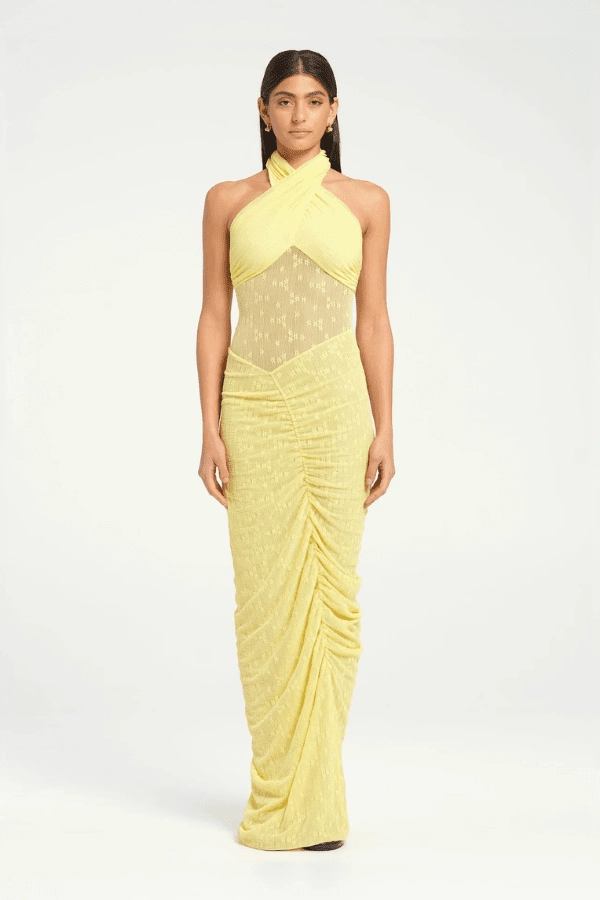 Style Ease City Layer Hudson Lace Maxi Dress Butter