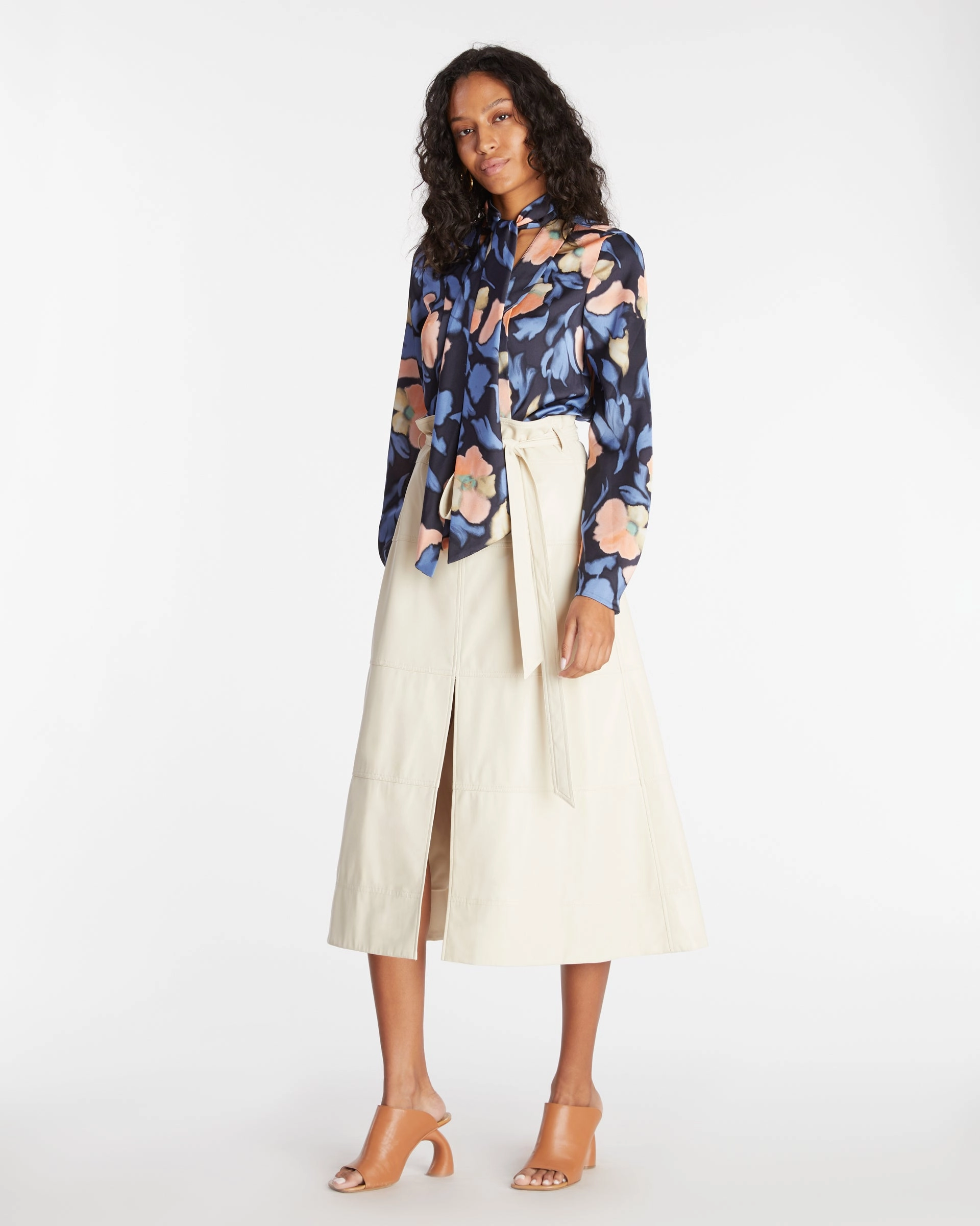 Anti Static Fabric Durable Twill Vegan Leather Hudson Skirt