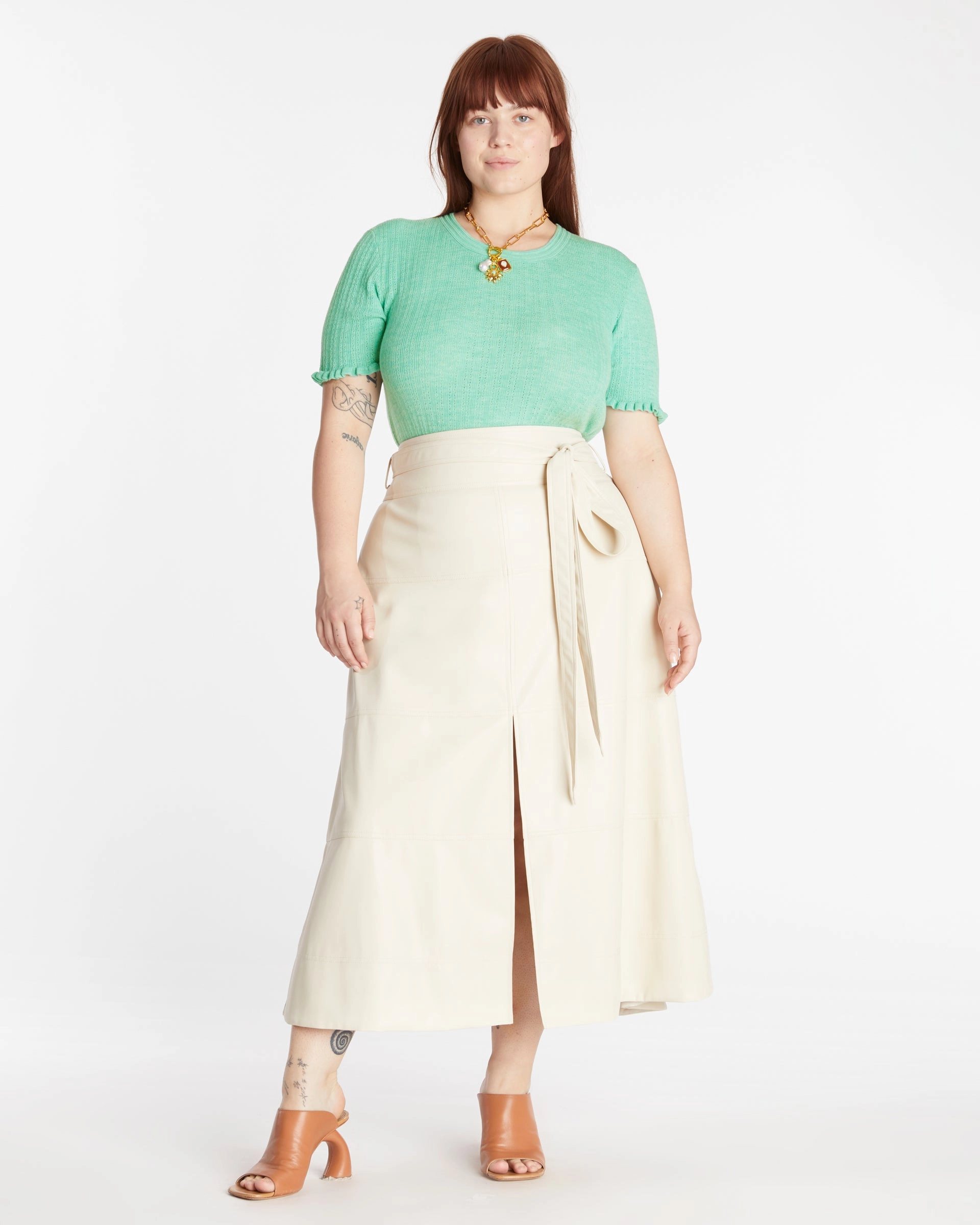 Durable Fit Vegan Leather Hudson Skirt