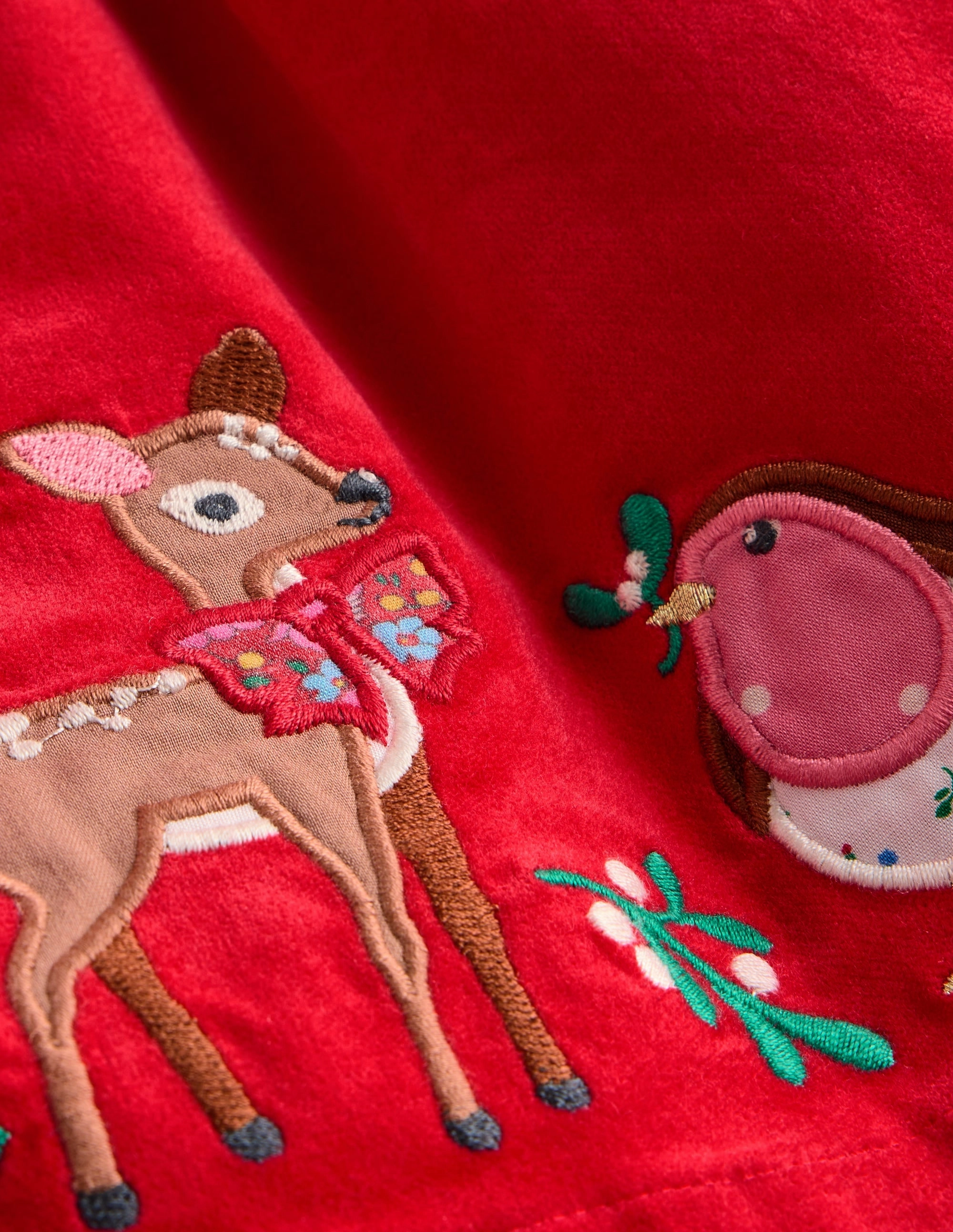 Velvet Dress-Poppy Red breathable fabric dress Lounge Ready