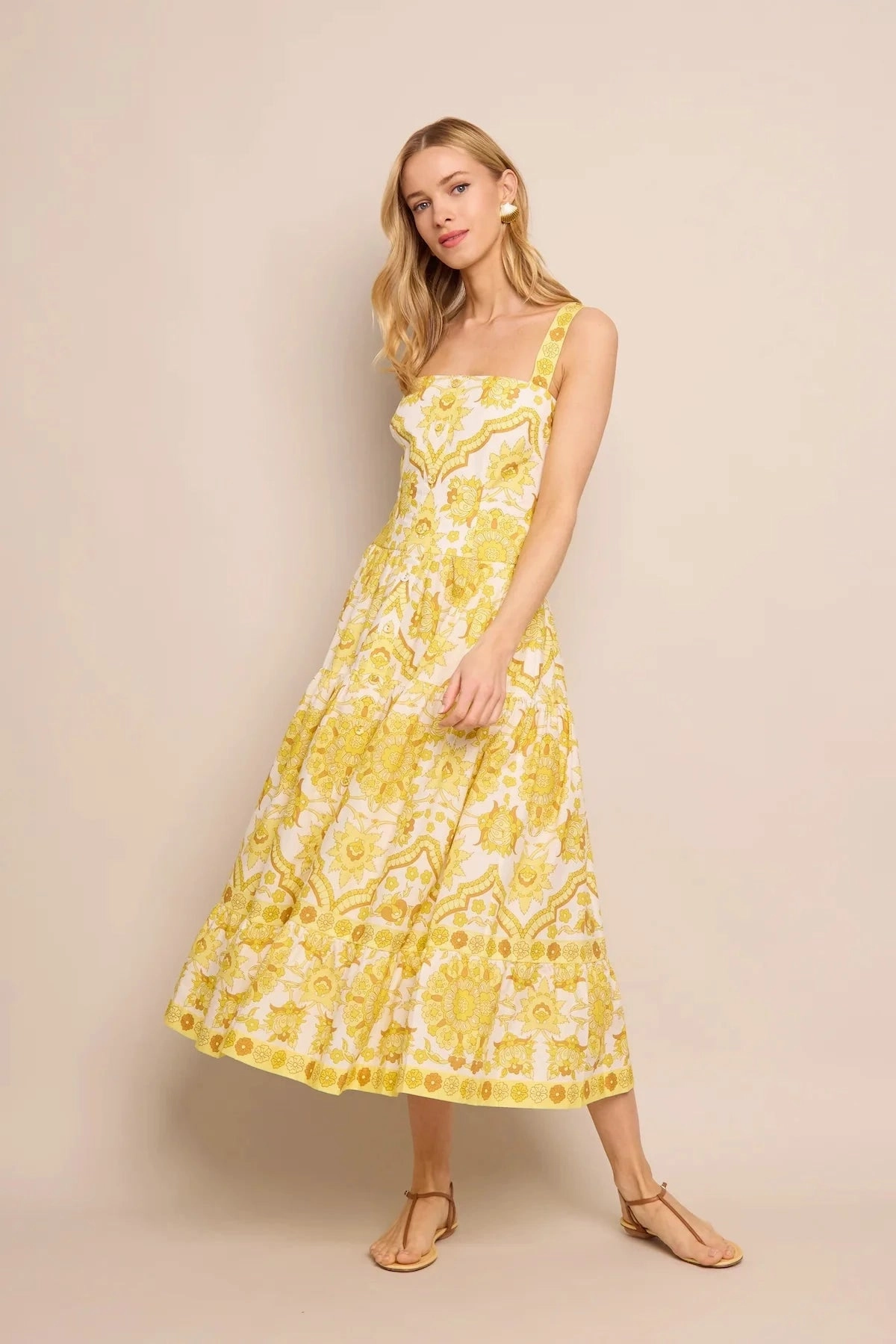 Smart and Stylish Margarita Dress Mystic Yellow