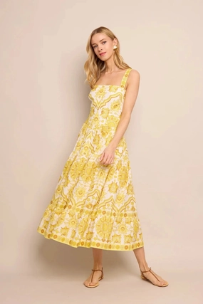 Smart and Stylish Margarita Dress Mystic Yellow
