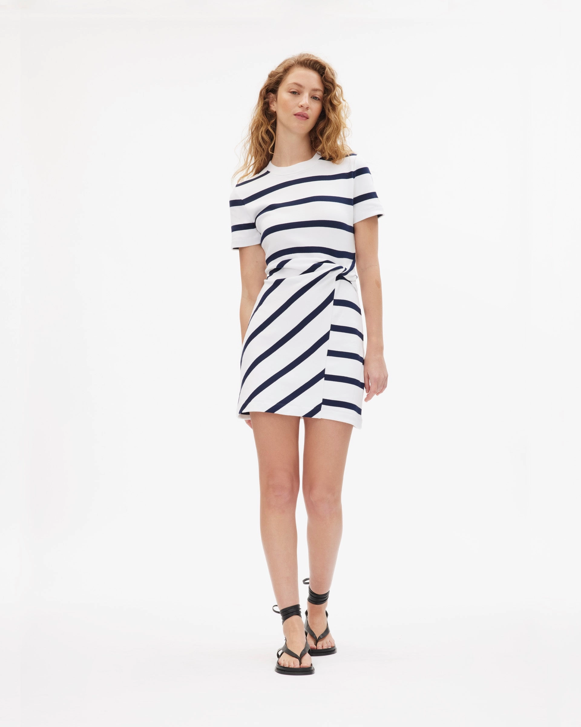 Short Striped Cody Dress Formal Occasion