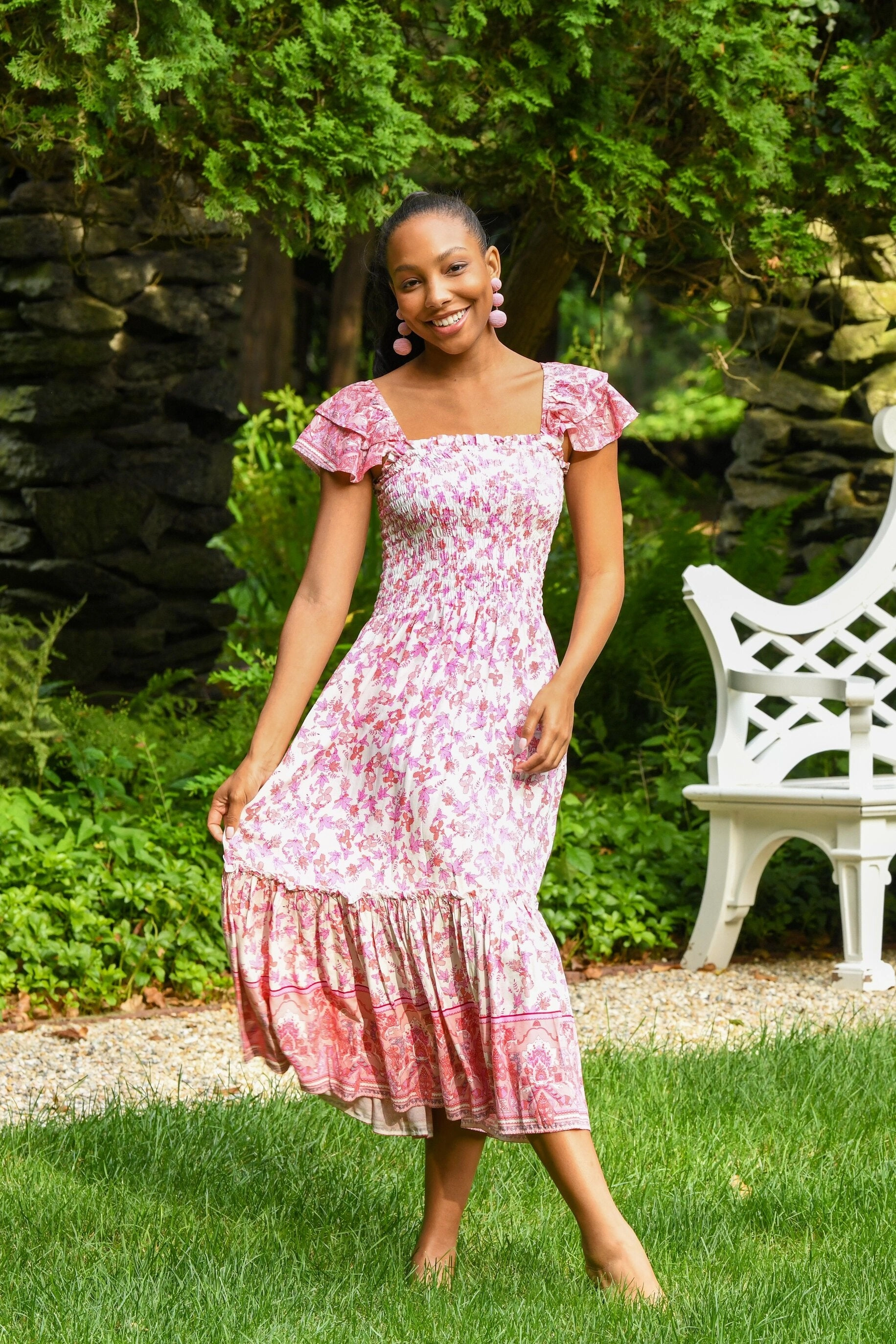 Matilda Dress / Rouge Floral Style Moment