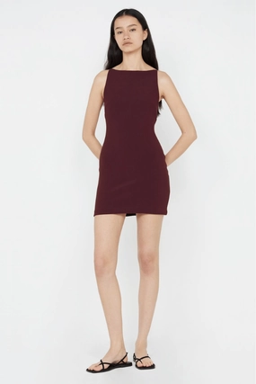 Clover Mini Dress Plum Bright Appeal