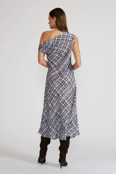 ACE ASYMMETRICAL DRESS Minimalist fit-and-flare