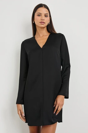 Sleek Tone french chic Victoria Dress Black