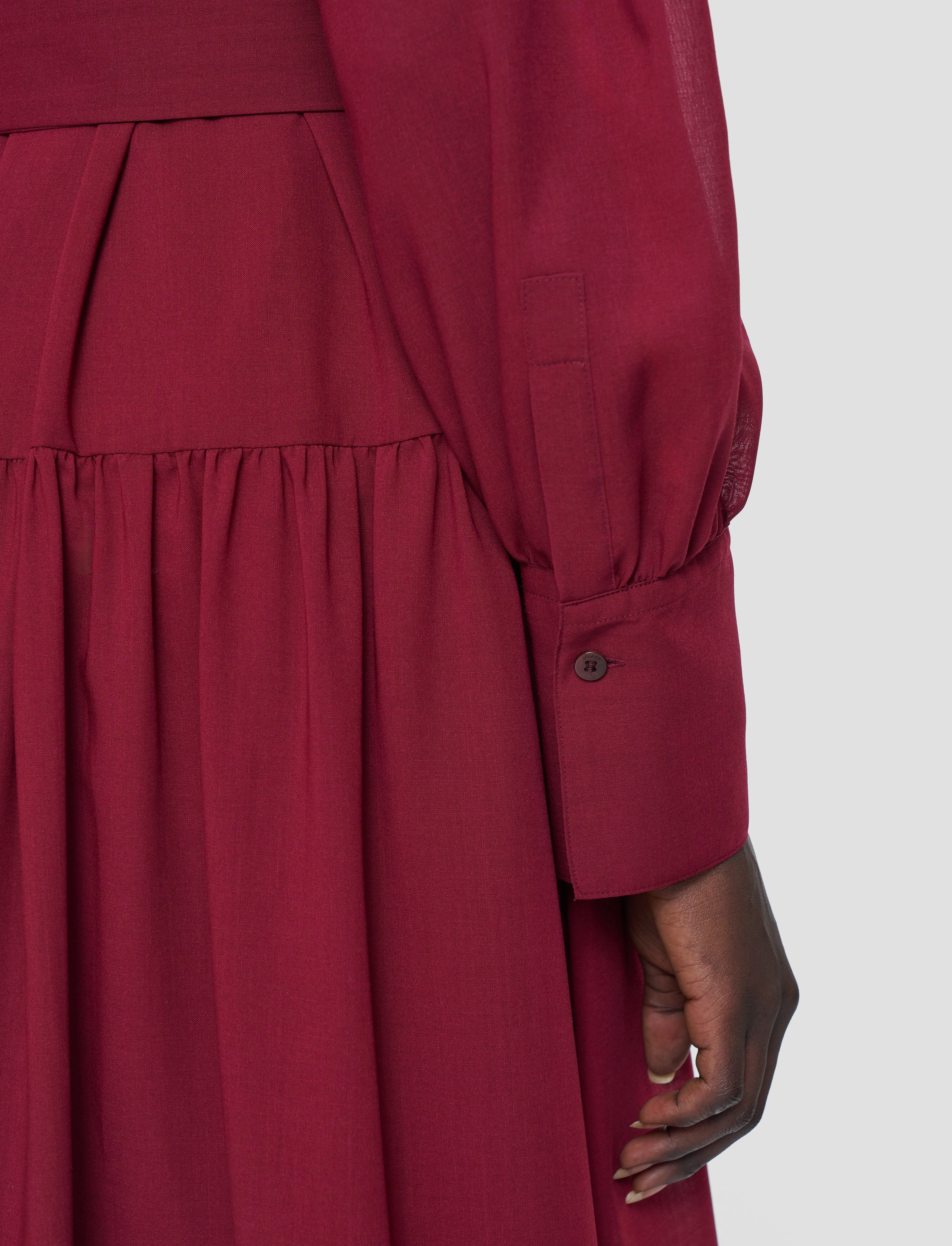 Emma Sheer Fine Wool Dress Flattering Fit for All