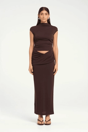 Royce Maxi Dress Chocolate Tall Fit Love Blend
