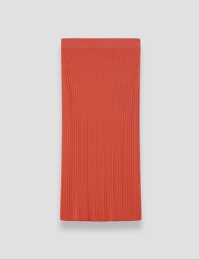 Viscose Rib Knit Skirt Gentle Vibe