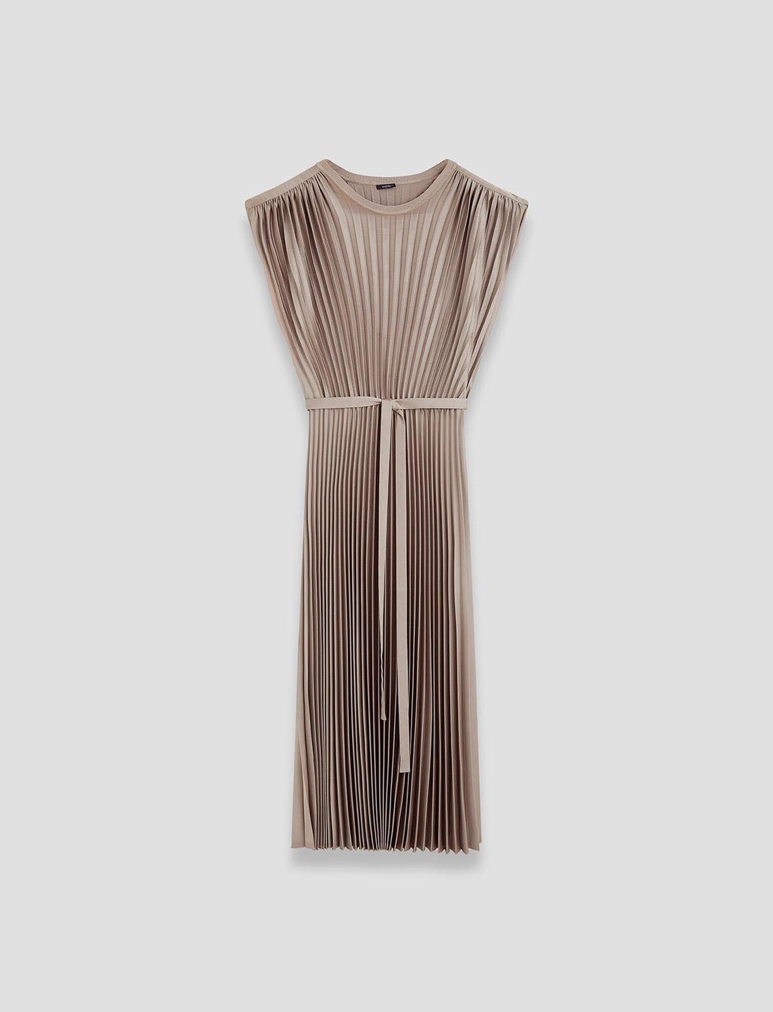 Volta Knit Weave Pliss Dress Stylish Layering Light Comfort