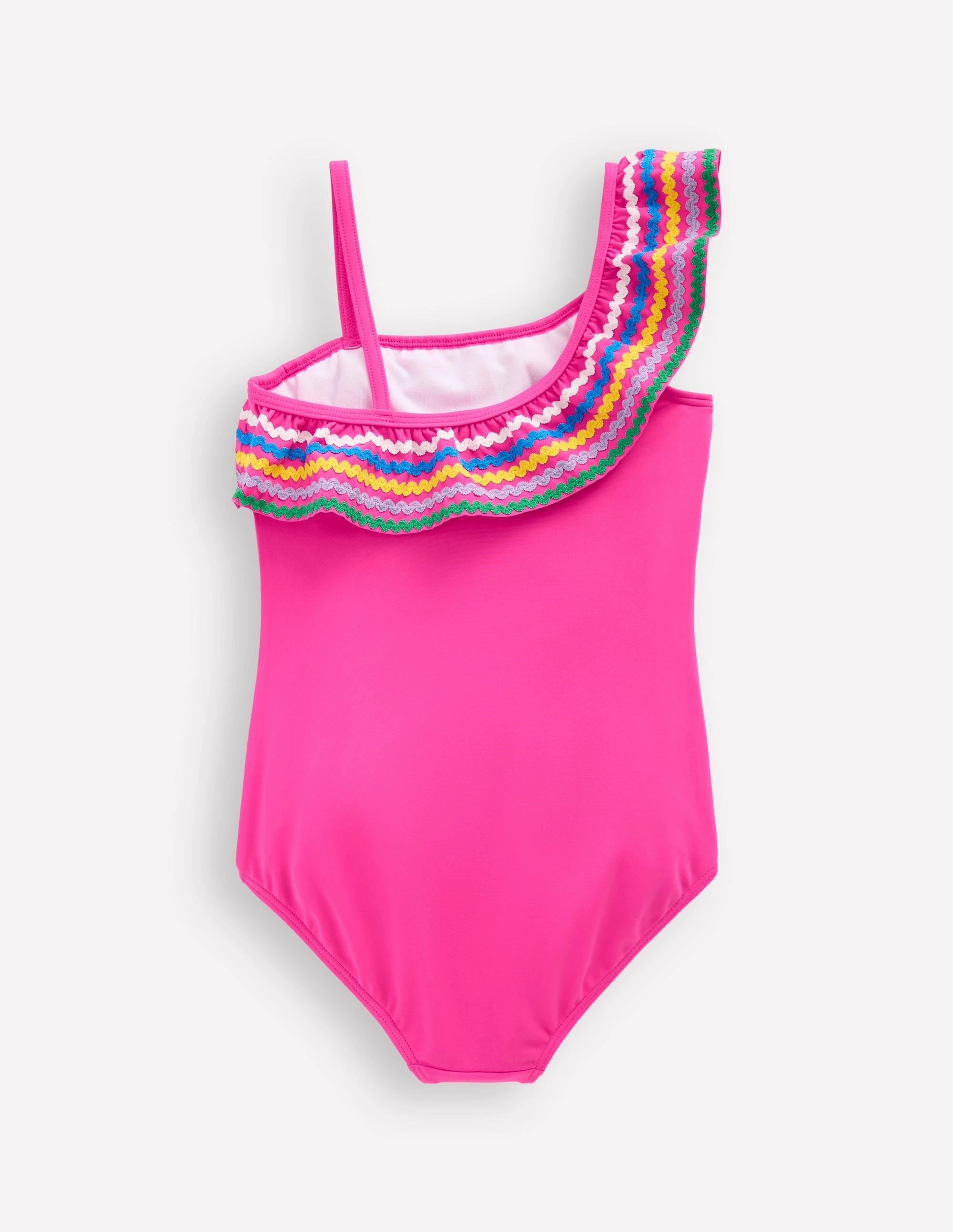 Chic-Appeal Lila One Shoulder Swimsuit-Pink Ric Rac