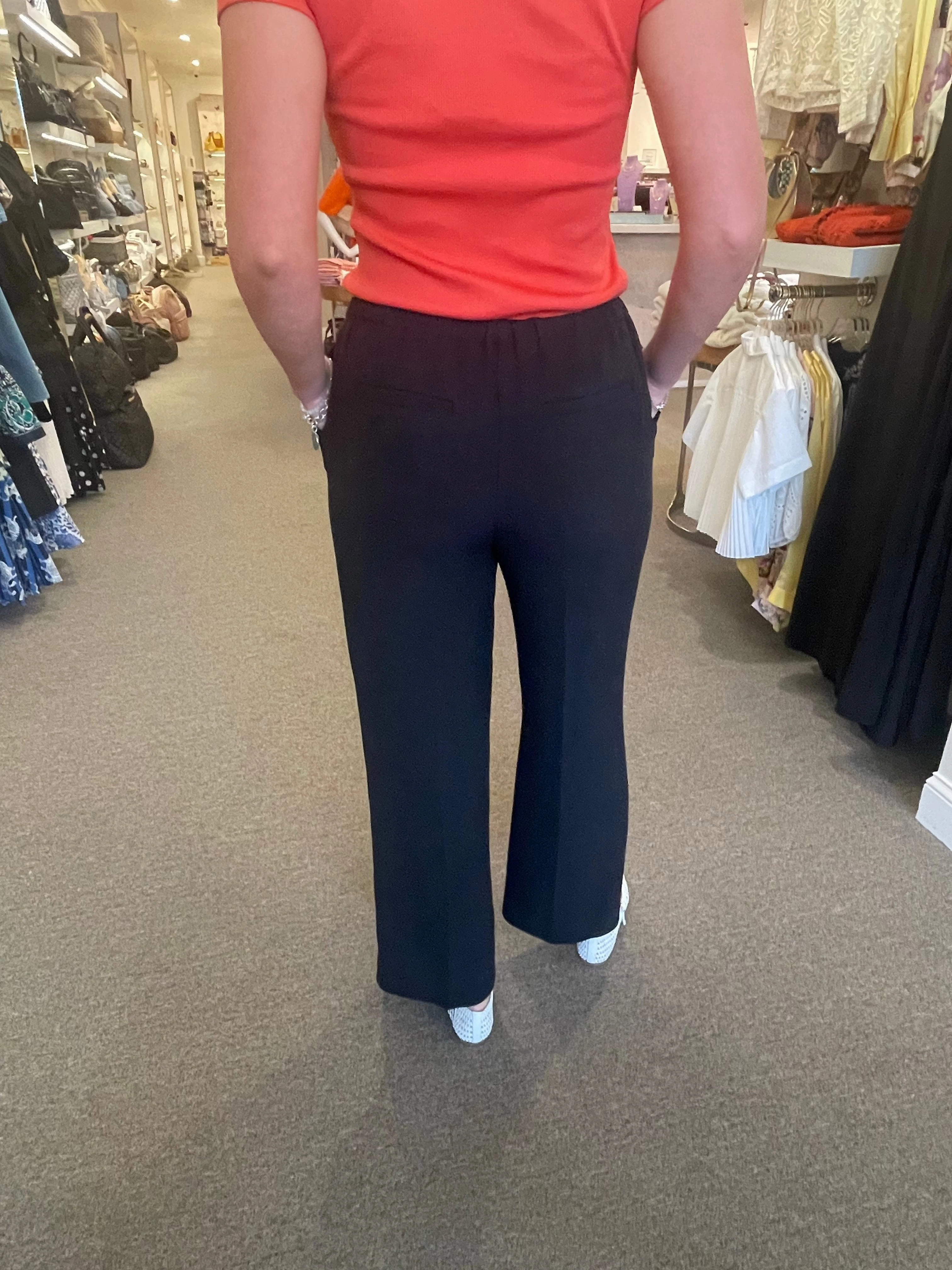 Cillian Straight Pant Black Tough Flex WrinkleFreeFinish