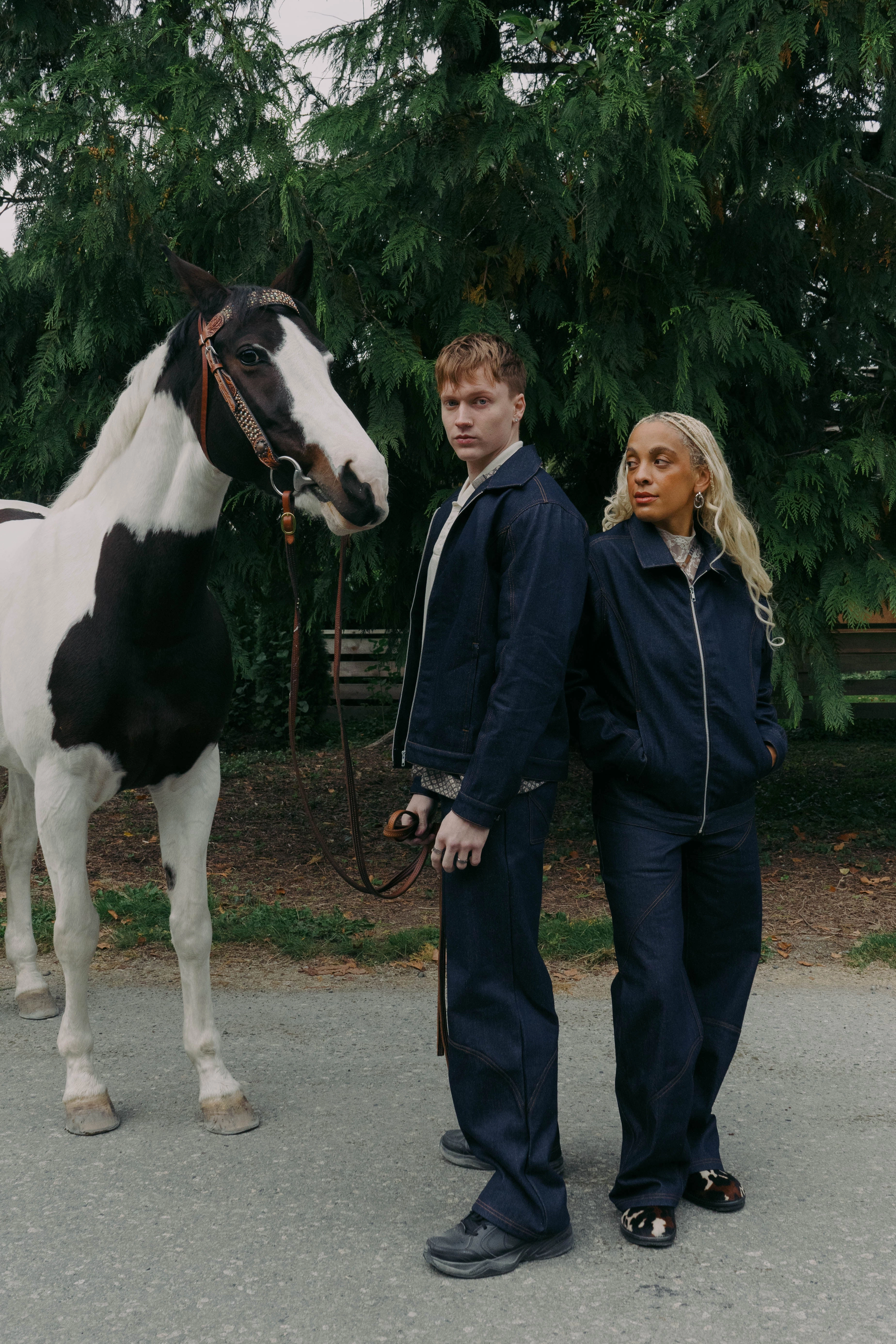 Wave Denim Comfortable Layering