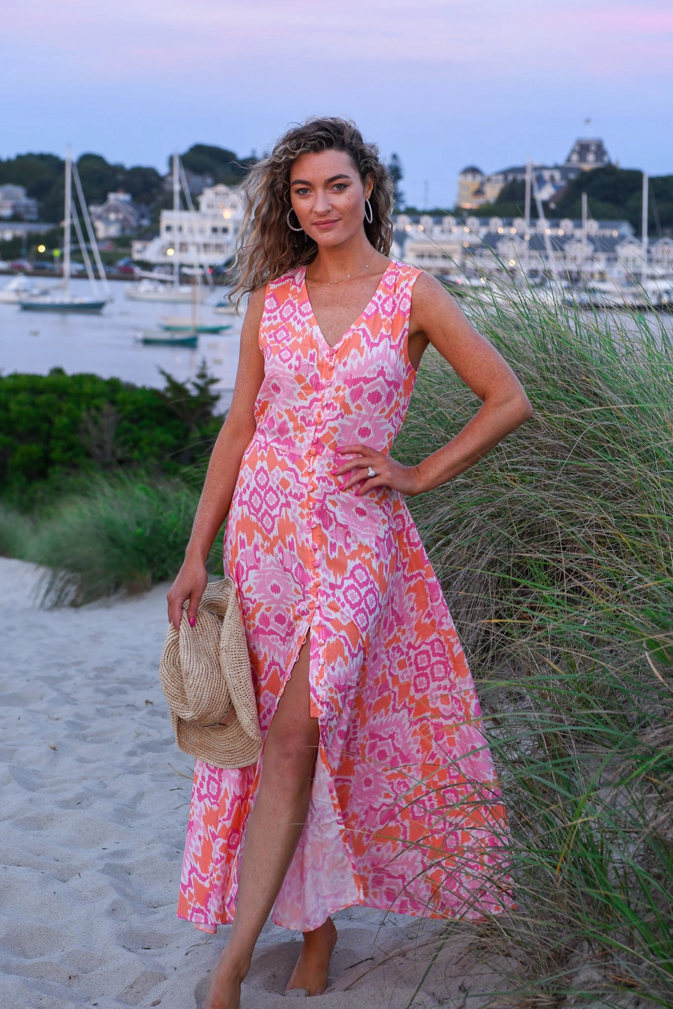 Fiji Dress / Sunset Functional Fit Everyday Outfit