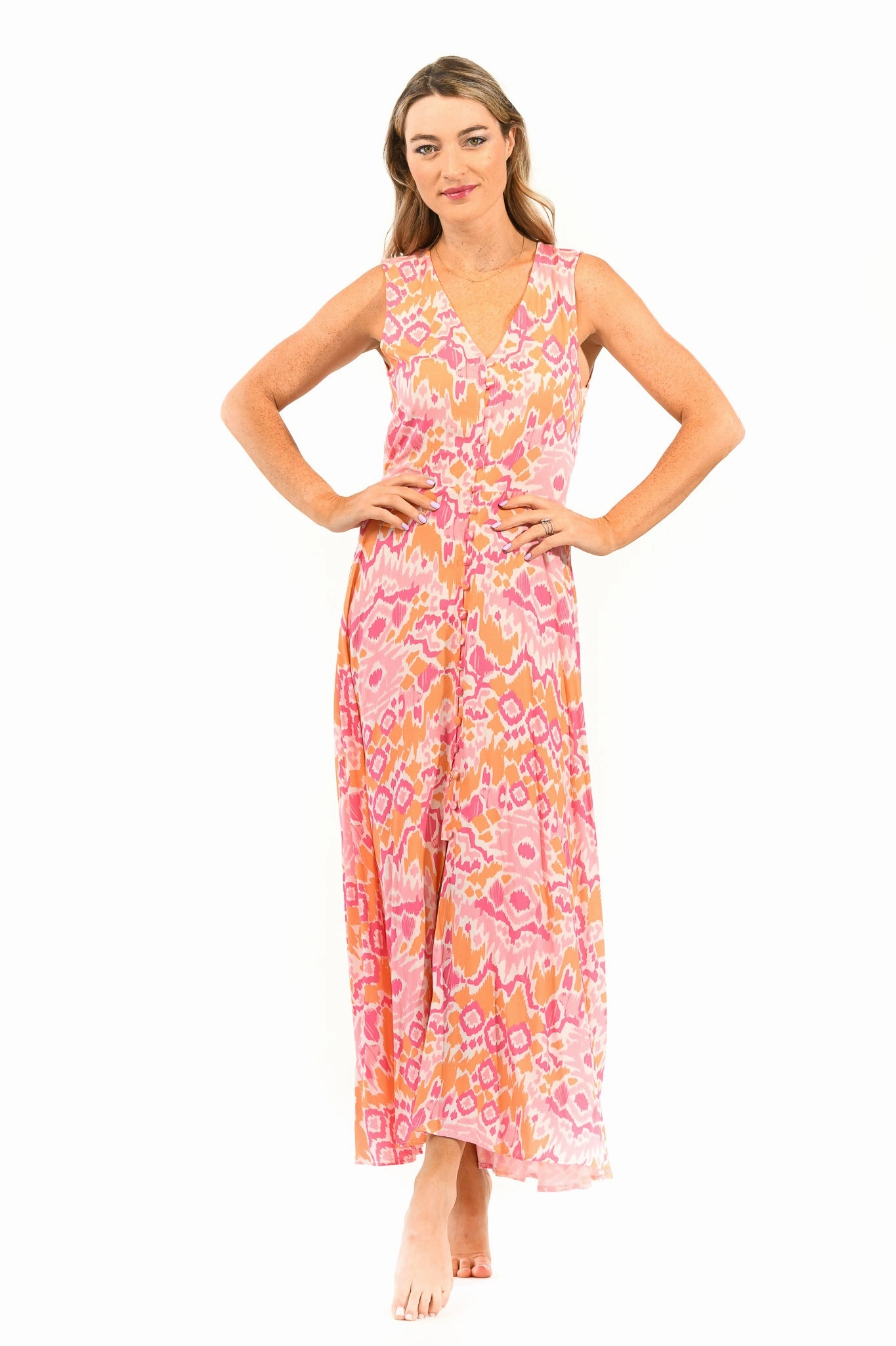 Fiji Dress / Sunset spring fashion