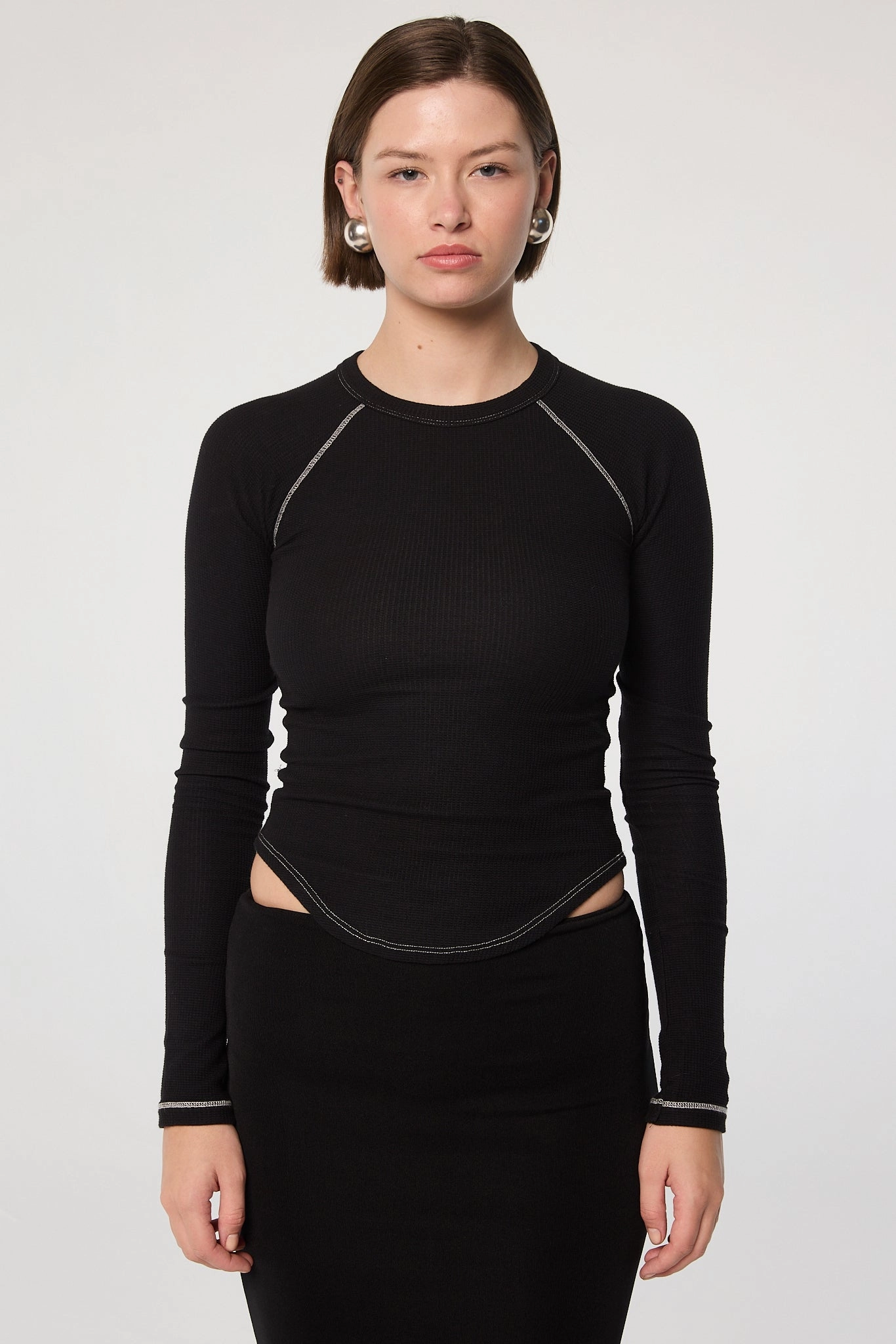 Tagless Collar Comfortable Layer ALBIE TOP