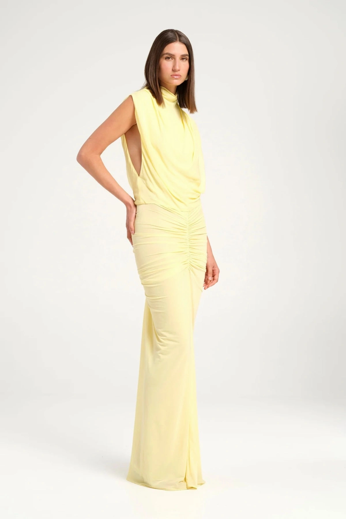 Willow Maxi Dress Butter Summer Air Skin Tone
