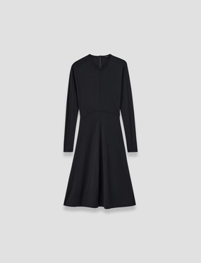 Comfy Style Wool Jersey Dress
