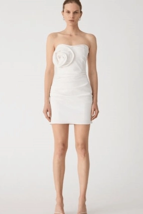 Mercedes Dress Ivory Smooth Vibes