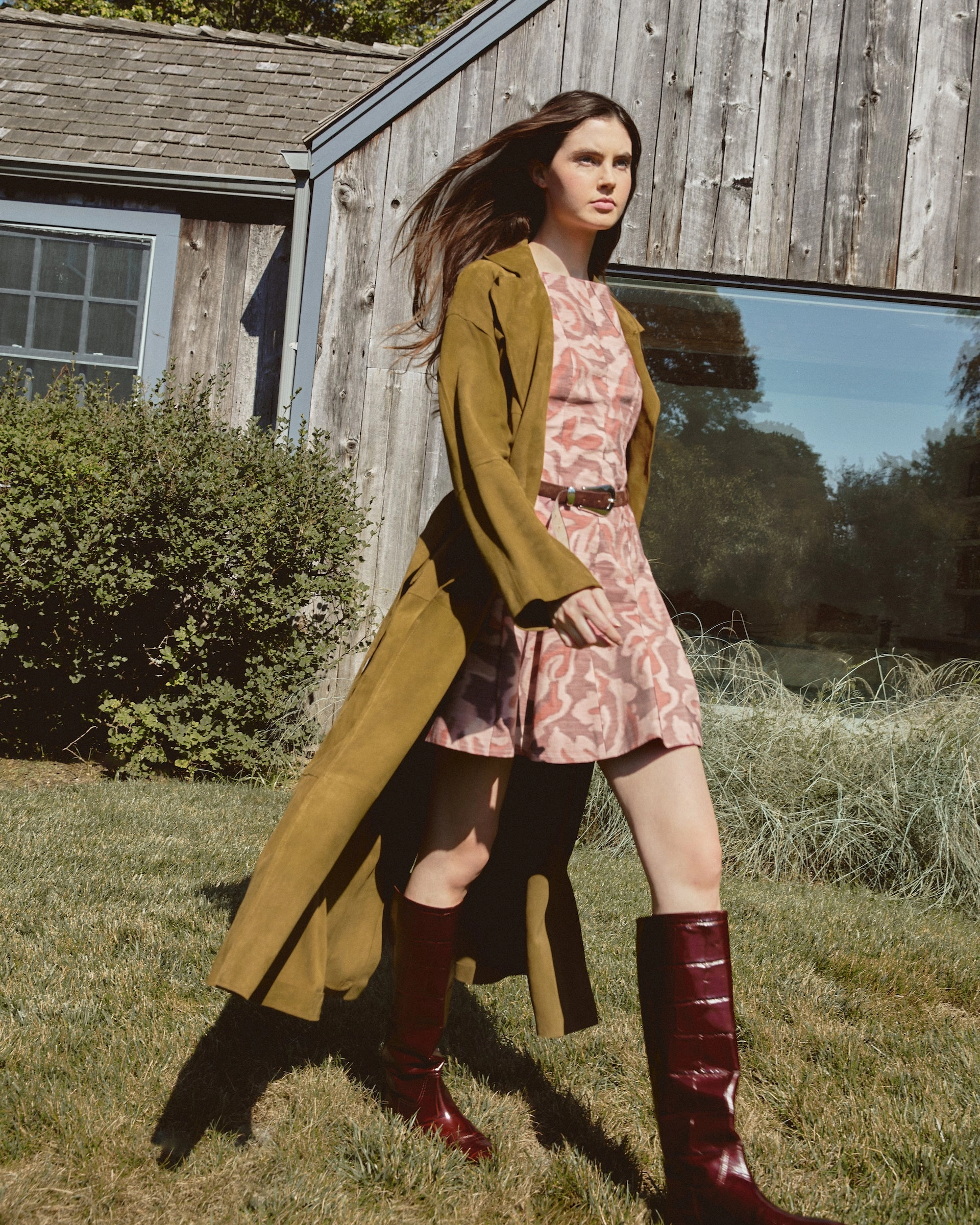 Glenda Dress Boat-Neck Mood Casual