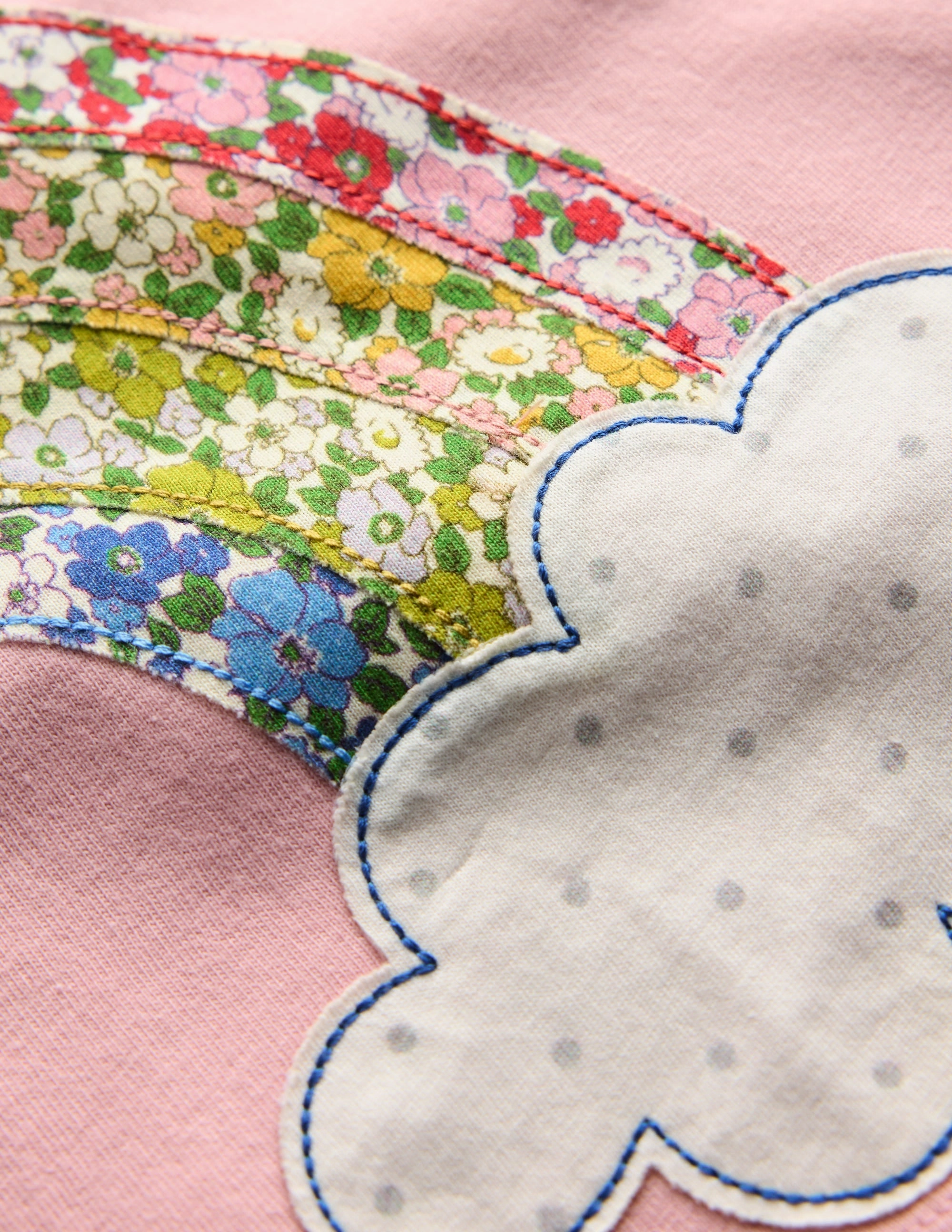 Appliqu Tunic and Legging Set-Vintage Pink Weather CollapsibleFrame